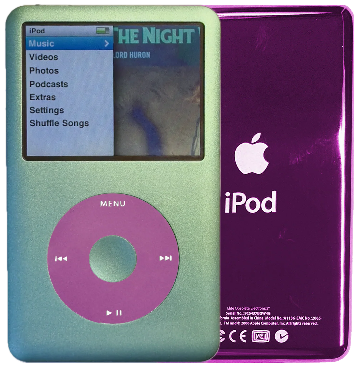 New Apple iPod Classic 6th & 7th Generation Mint Green / Pink / Mint Green (Hyper Pink)