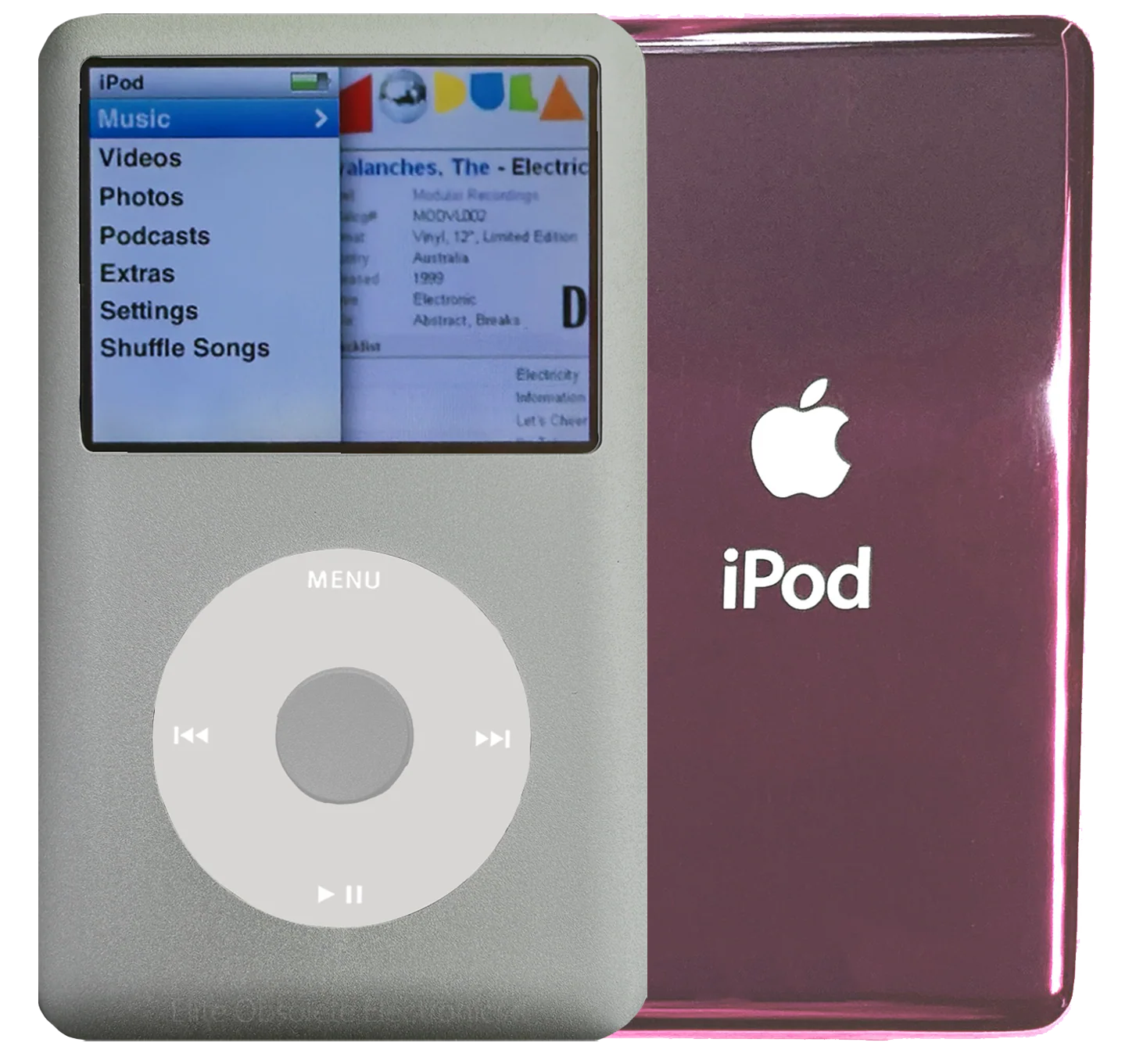 New Apple iPod Classic 6th & 7th Generation Pebble Grey Metal / Grey / Pebble Grey Metal (Blush Pink)