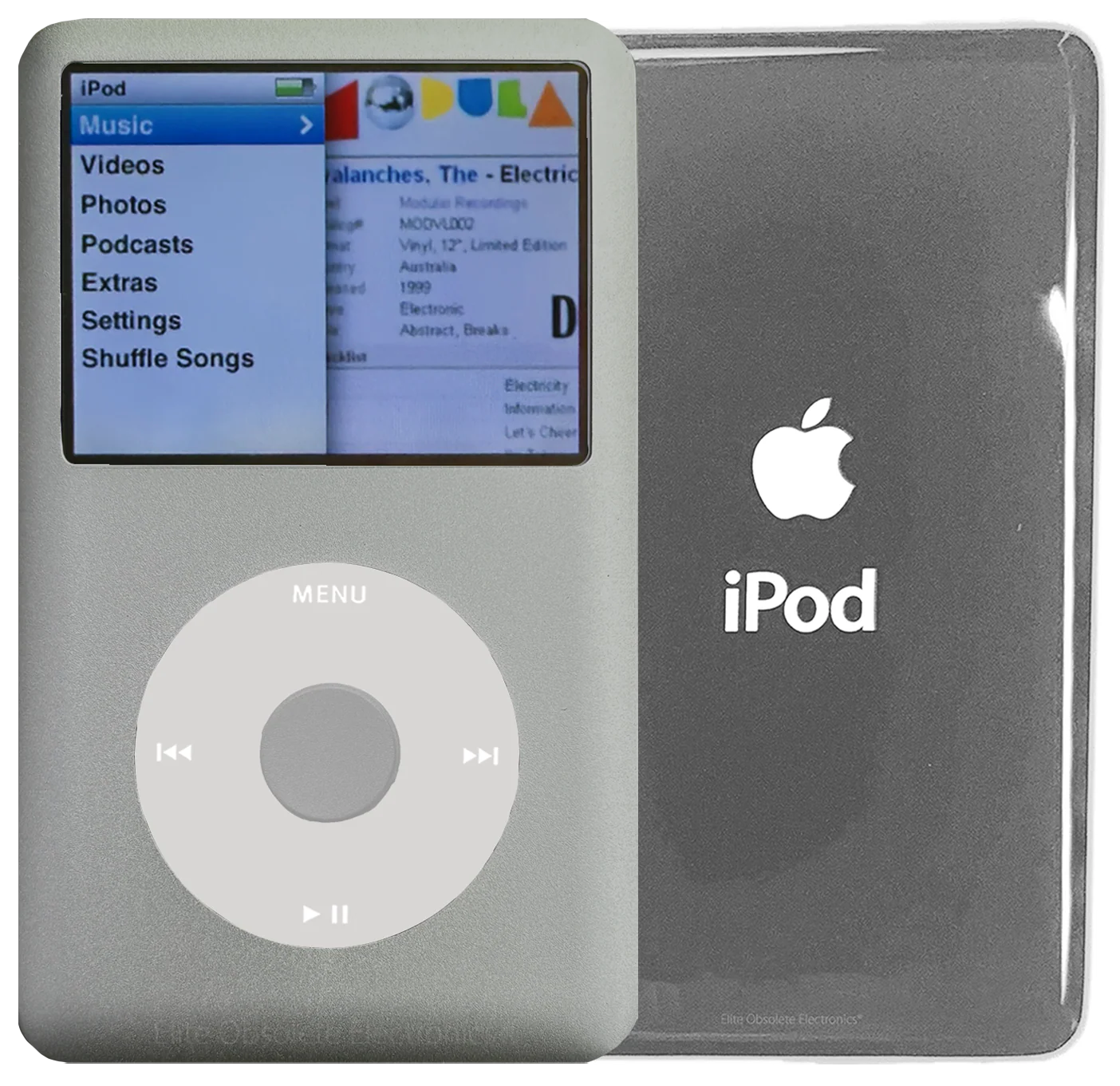 New Apple iPod Classic 6th & 7th Generation Pebble Grey Metal / Grey / Pebble Grey Metal (Silver)