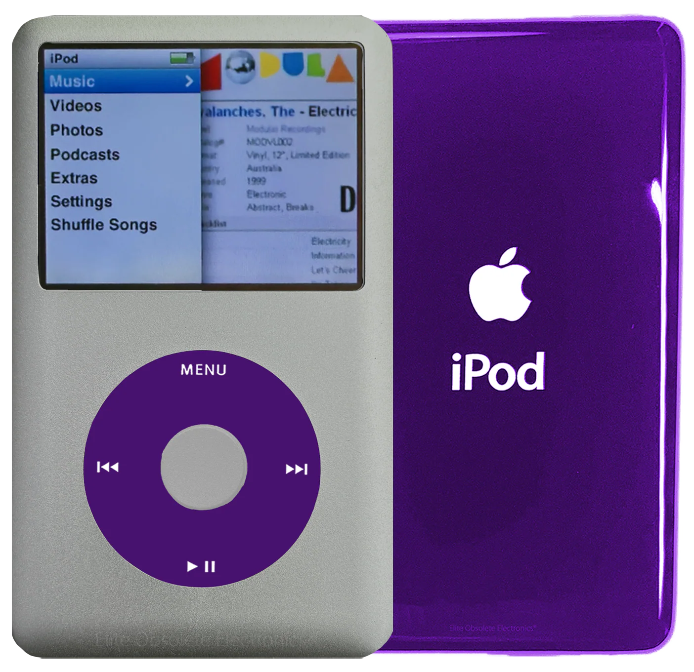 New Apple iPod Classic 6th & 7th Generation Pebble Grey Metal / Purple / Pebble Grey Metal (Midnight Purple)