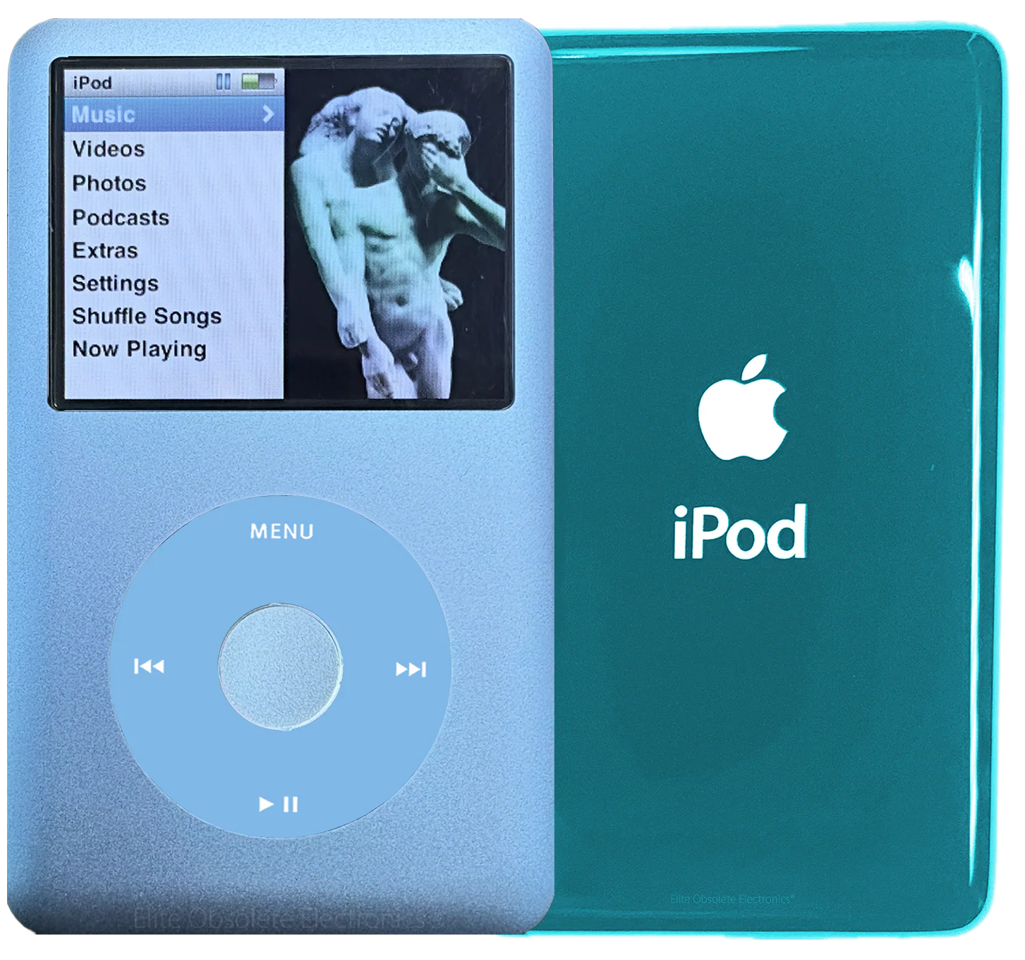 New Apple iPod Classic 6th & 7th Generation Periwinkle Metal / Light Blue / Periwinkle Metal (Ocean Blue)