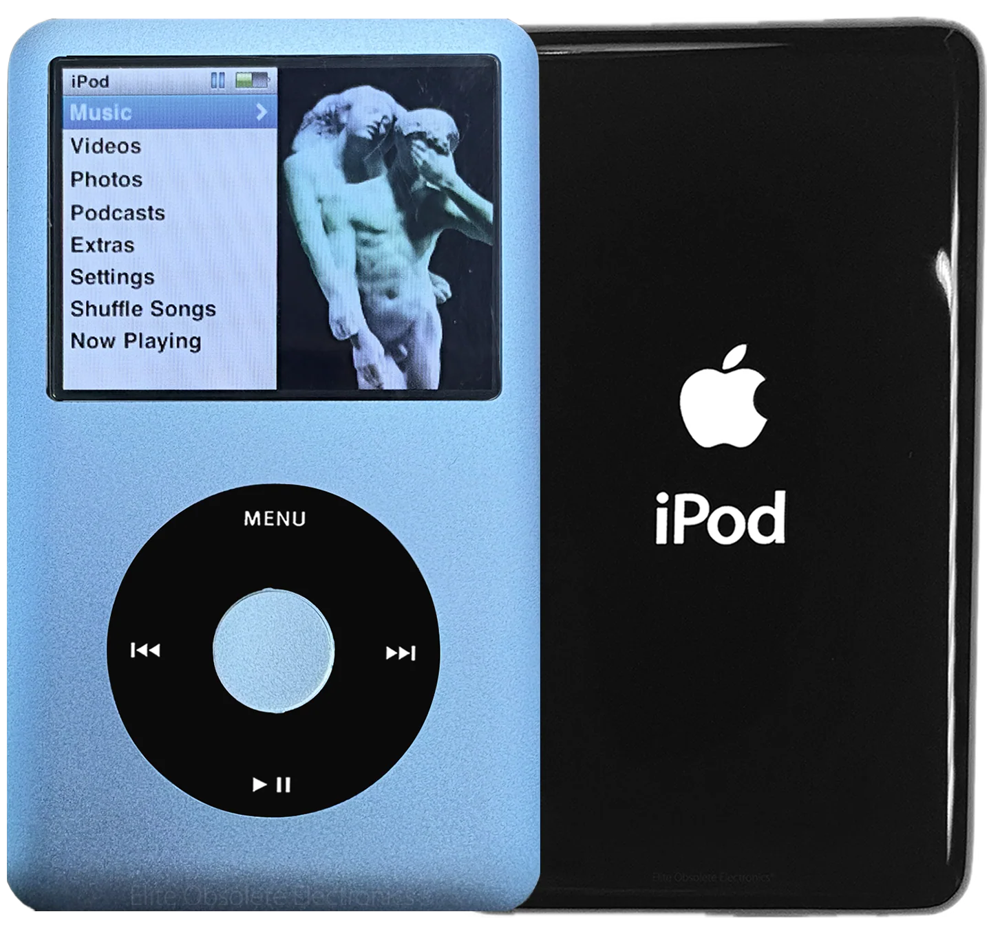 New Apple iPod Classic 6th & 7th Generation Periwinkle Metal / Black / Periwinkle Metal (Black)