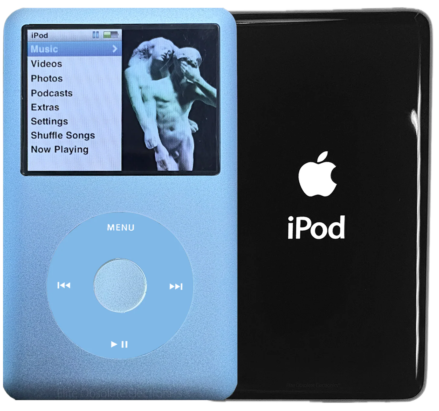 New Apple iPod Classic 6th & 7th Generation Periwinkle Metal / Light Blue / Periwinkle Metal (Black)
