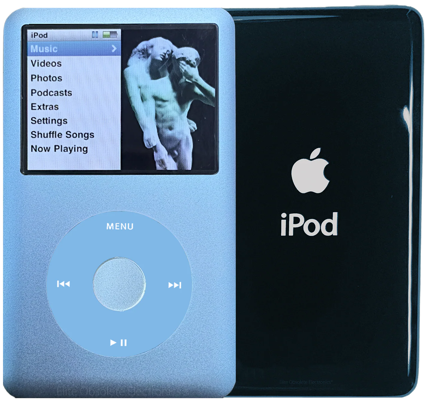 New Apple iPod Classic 6th & 7th Generation Periwinkle Metal / Light Blue / Periwinkle Metal (Storm Cloud)