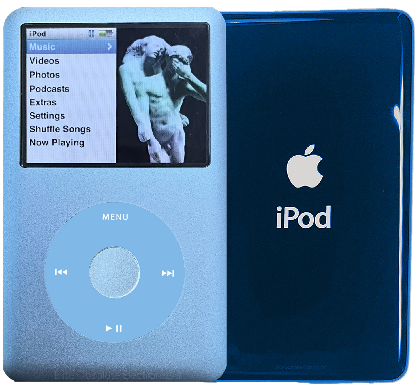 New Apple iPod Classic 6th & 7th Generation Periwinkle Metal / Light Blue / Periwinkle Metal (Aqua)