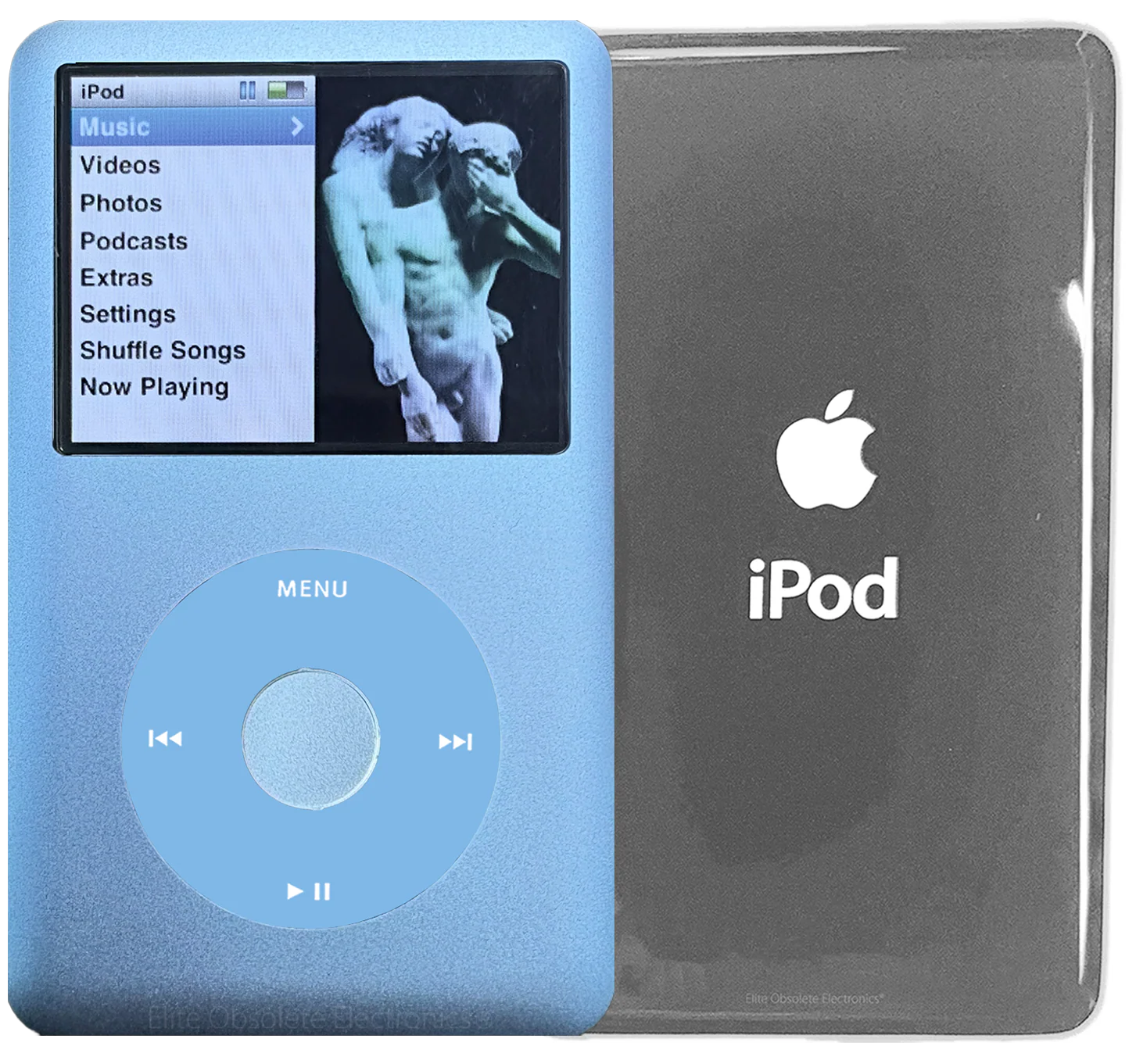 New Apple iPod Classic 6th & 7th Generation Periwinkle Metal / Light Blue / Periwinkle Metal (Silver)