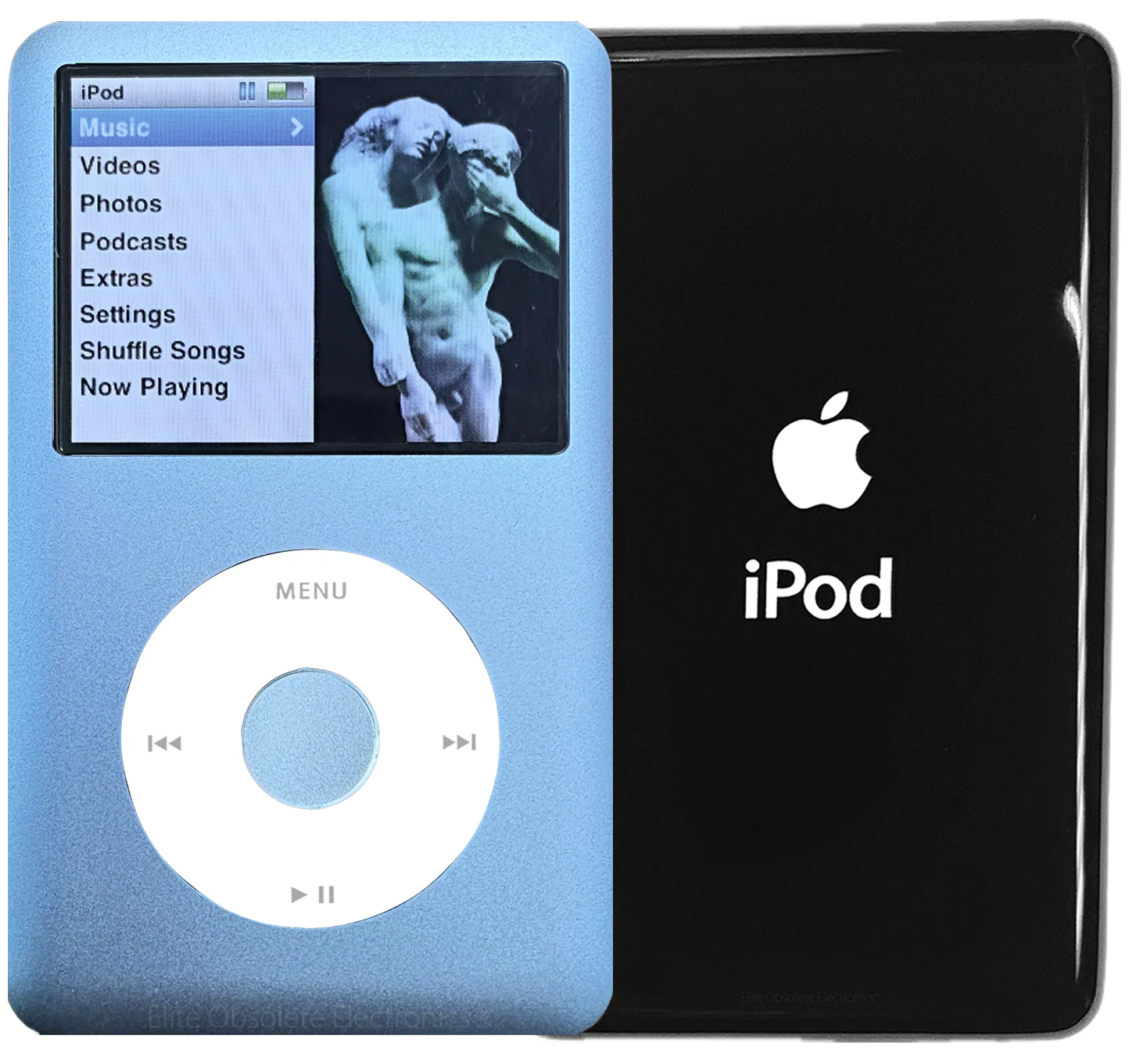 New Apple iPod Classic 6th & 7th Generation Periwinkle Metal / White / Periwinkle Metal (Black)