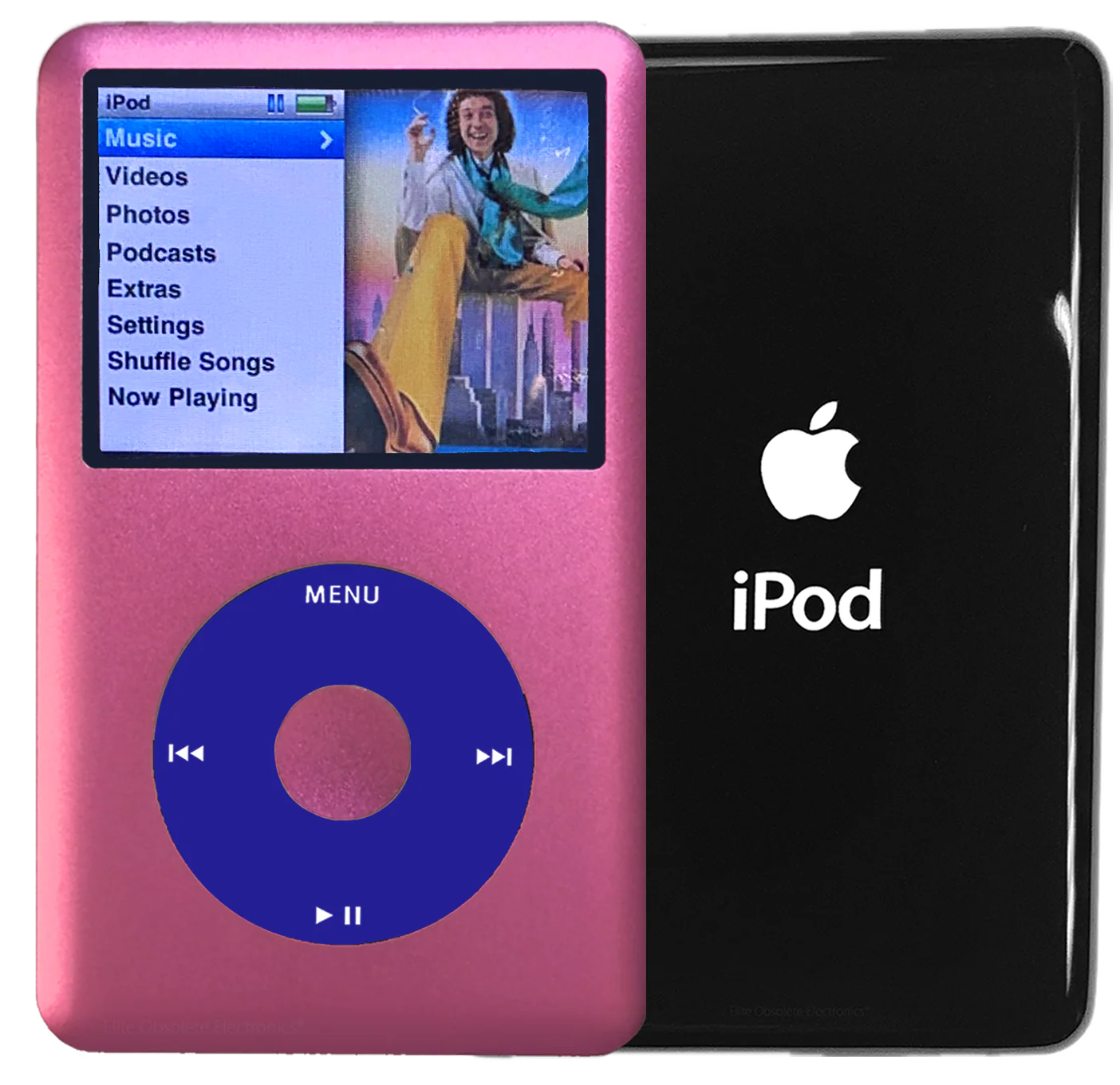 New Apple iPod Classic 6th & 7th Generation Hot Pink Metal / Blue / Hot Pink Metal (Black)