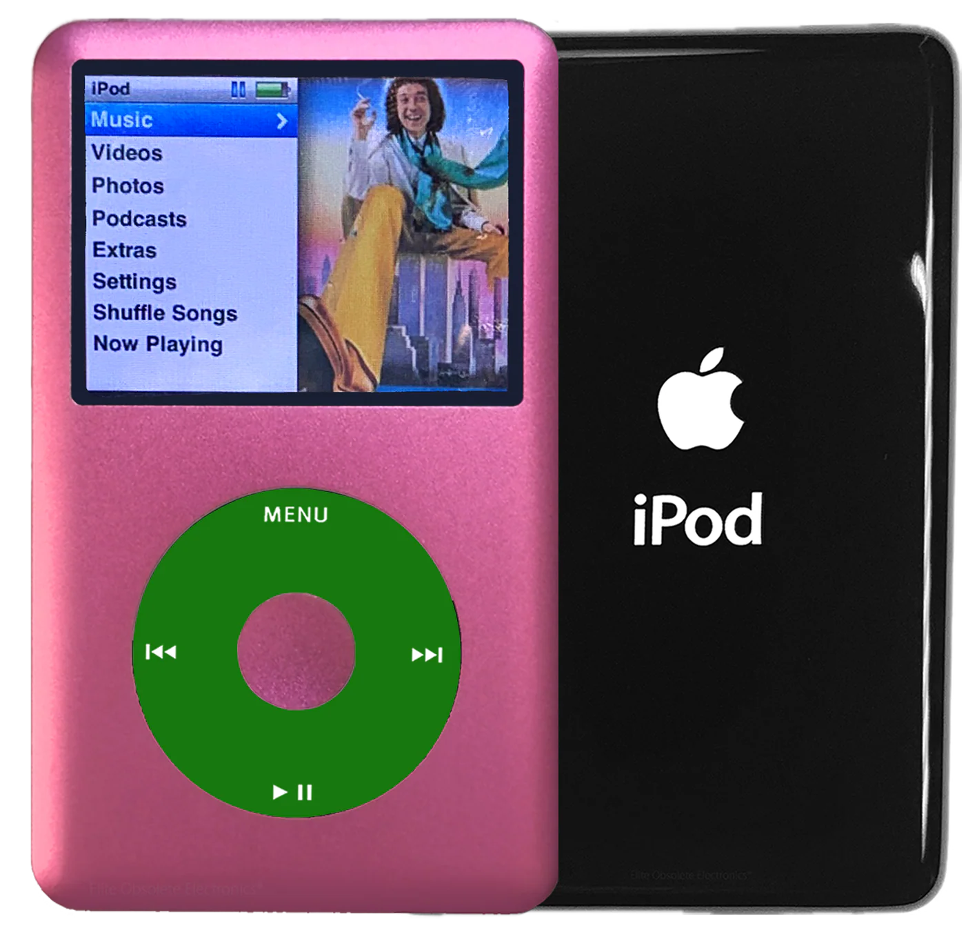 New Apple iPod Classic 6th & 7th Generation Hot Pink Metal / Green / Hot Pink Metal (Black)