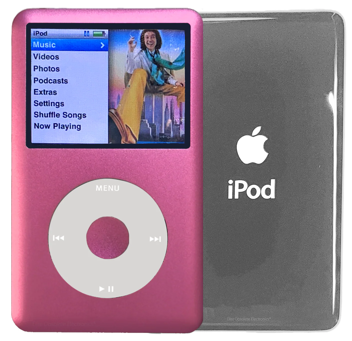 New Apple iPod Classic 6th & 7th Generation Hot Pink Metal / Grey / Hot Pink Metal (Silver)