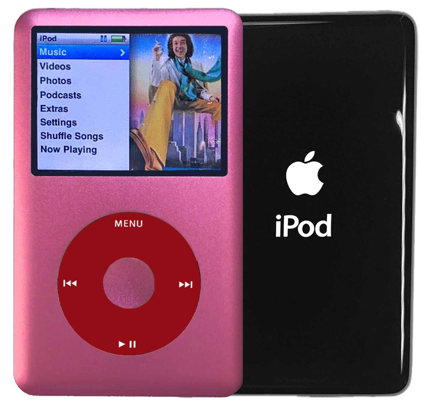 New Apple iPod Classic 6th & 7th Generation Hot Pink Metal / Red / Pink Metal (Black)