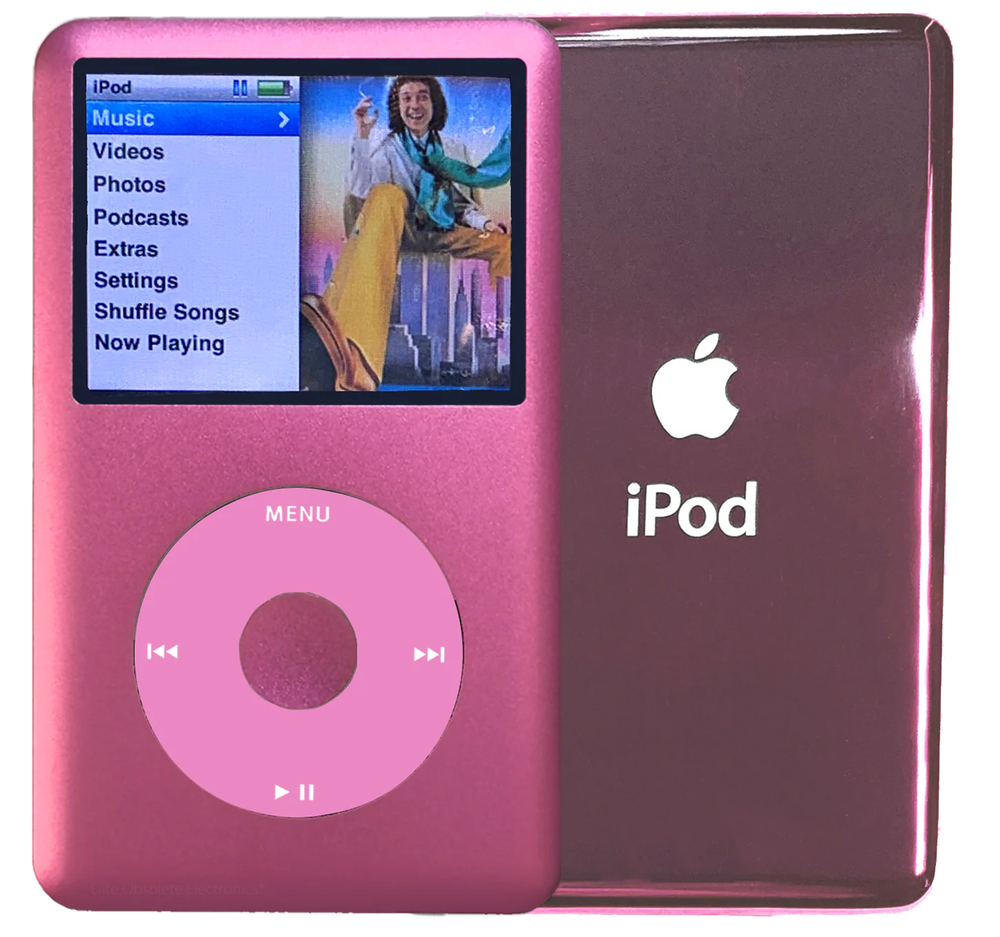 New Apple iPod Classic 6th & 7th Generation Hot Pink Metal / Light Pink / Hot Pink Metal (Blush Pink)