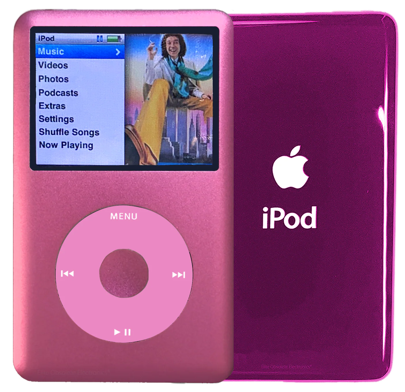 New Apple iPod Classic 6th & 7th Generation Hot Pink Metal / Light Pink / Hot Pink Metal (Hyper Pink)