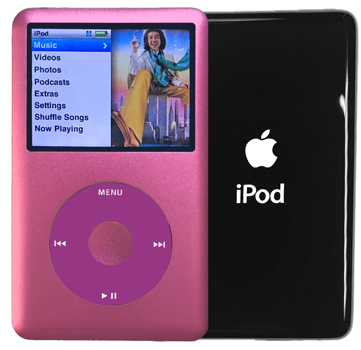 New Apple iPod Classic 6th & 7th Generation Hot Pink Metal / Pink / Hot Pink Metal (Black)