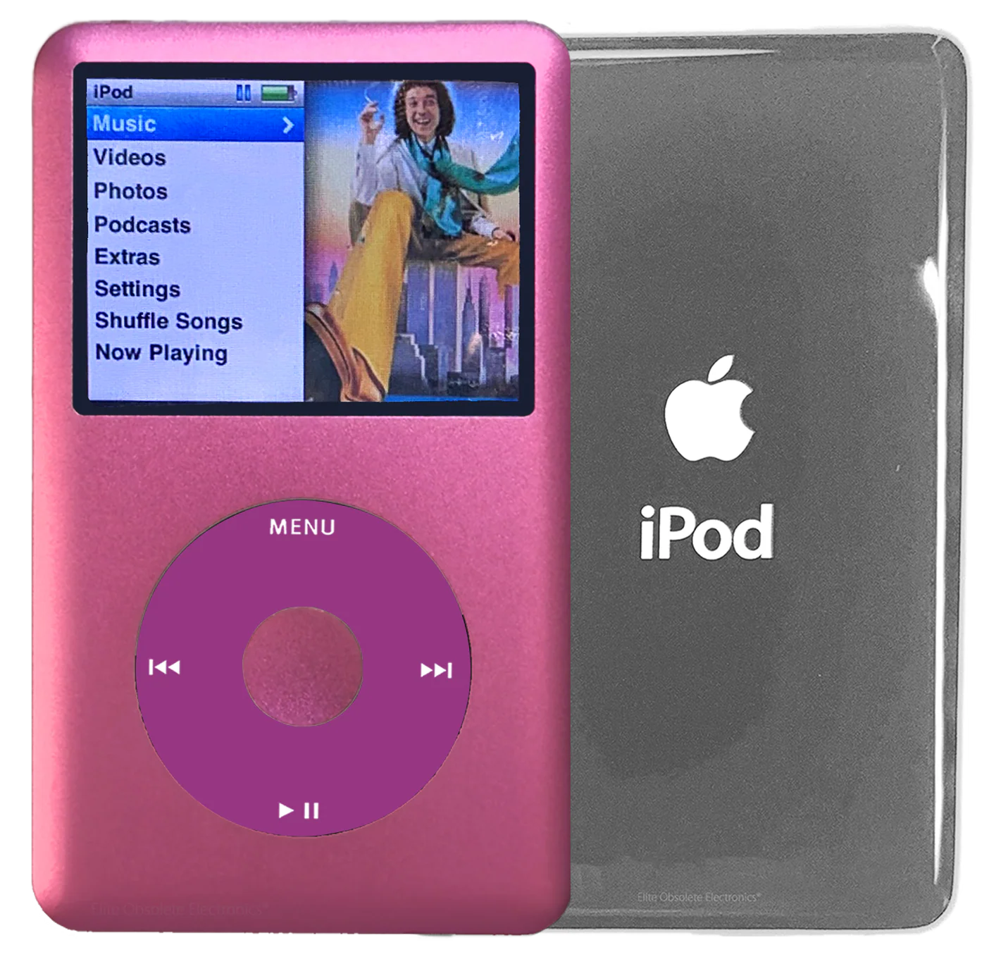 New Apple iPod Classic 6th & 7th Generation Hot Pink Metal / Pink / Hot Pink Metal (Silver)