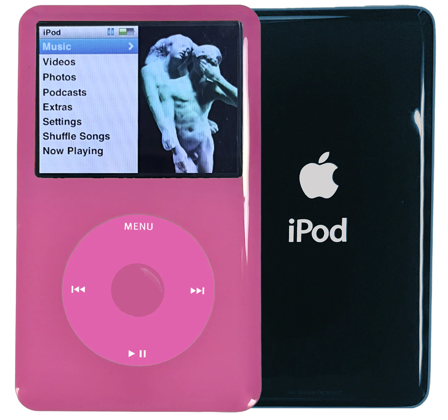 New Apple iPod Classic 6th & 7th Generation Pink Plastic / Light Pink / Pink Plastic (Storm Cloud)
