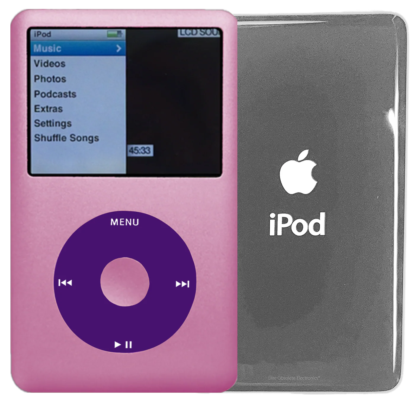 New Apple iPod Classic 6th & 7th Generation Pink Metal / Purple / Pink Metal (Silver)