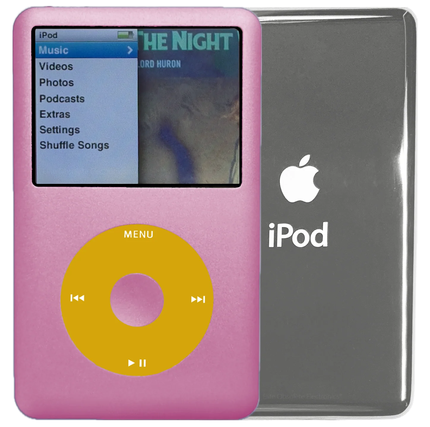 New Apple iPod Classic 6th & 7th Generation Pink Metal / Yellow / Pink Metal (Silver)