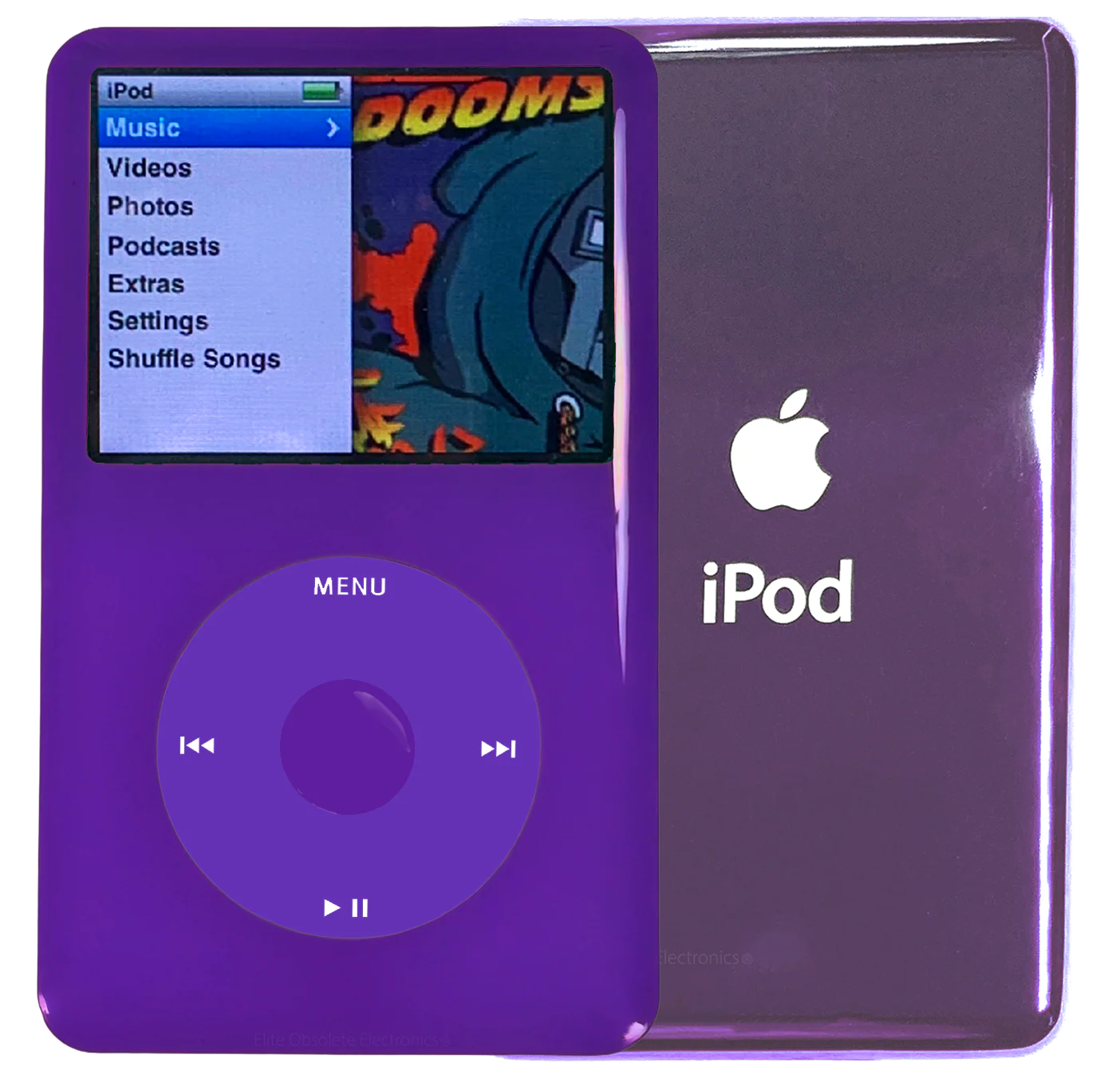 New Apple iPod Classic 6th & 7th Generation Purple Plastic / Purple / Purple Plastic (Purple Haze)