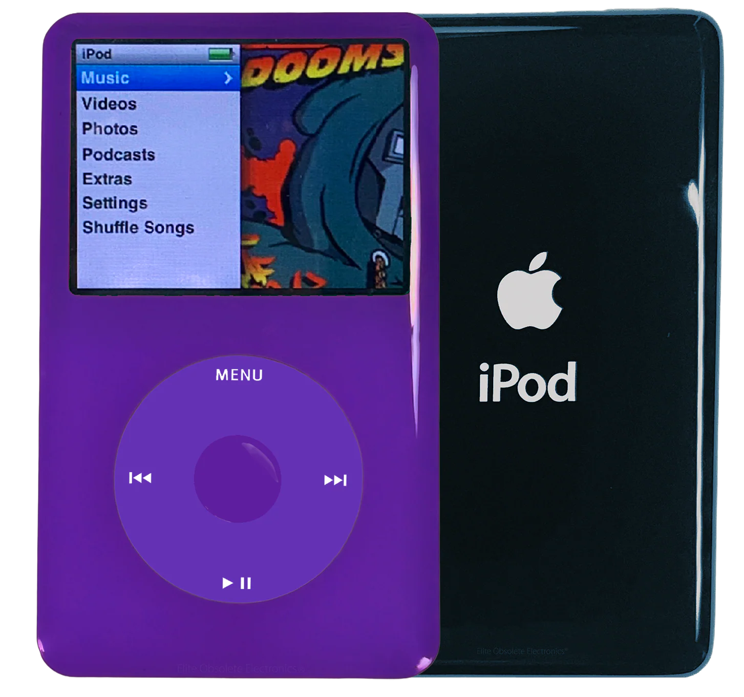 New Apple iPod Classic 6th & 7th Generation Purple Plastic / Purple / Purple Plastic (Storm Cloud)