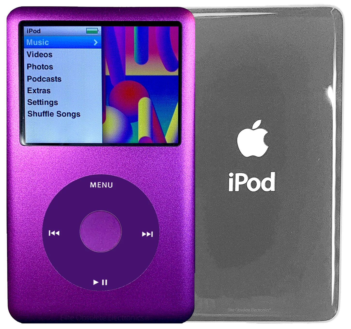 New Apple iPod Classic 6th & 7th Generation Purple Metal / Purple / Purple Metal (Silver)