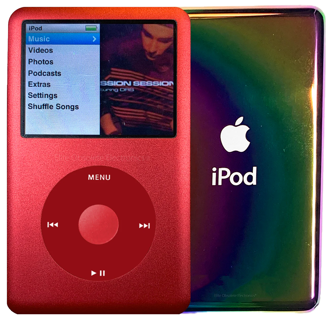 New Apple iPod Classic 6th & 7th Generation Red Metal / Red / Red Metal (Rainbow)