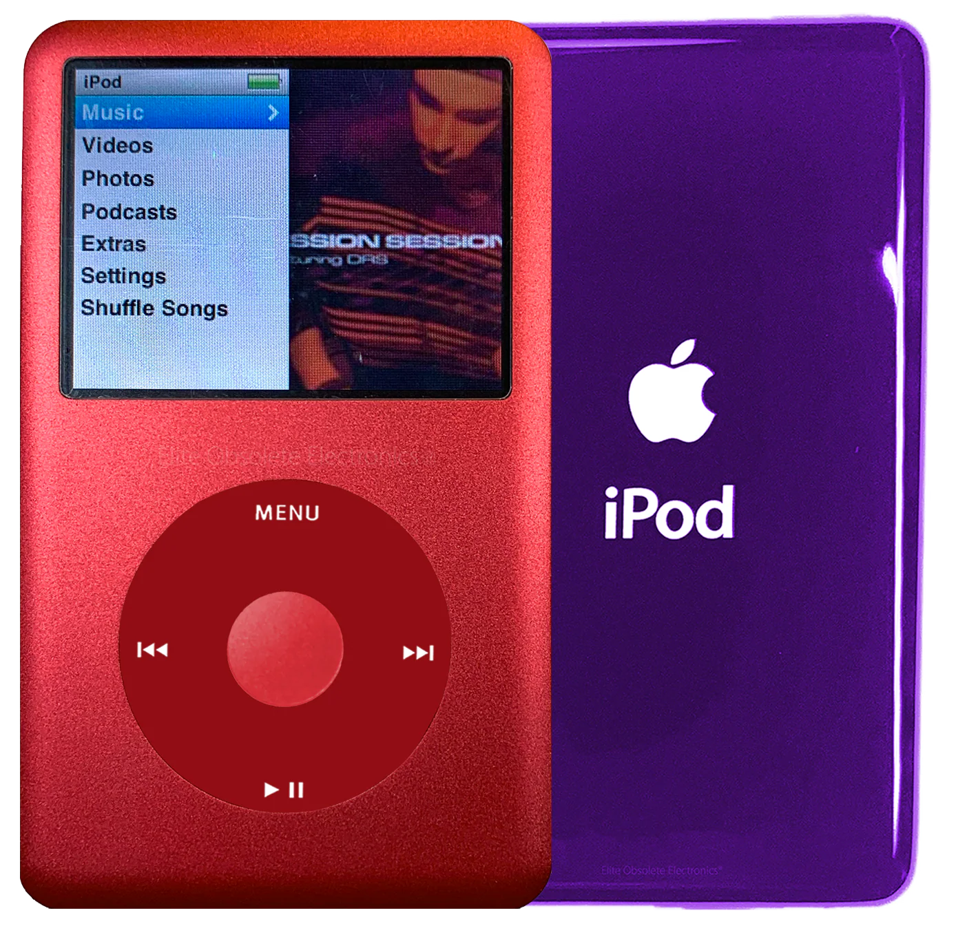 New Apple iPod Classic 6th & 7th Generation Red Metal / Red / Red Metal (Midnight Purple)