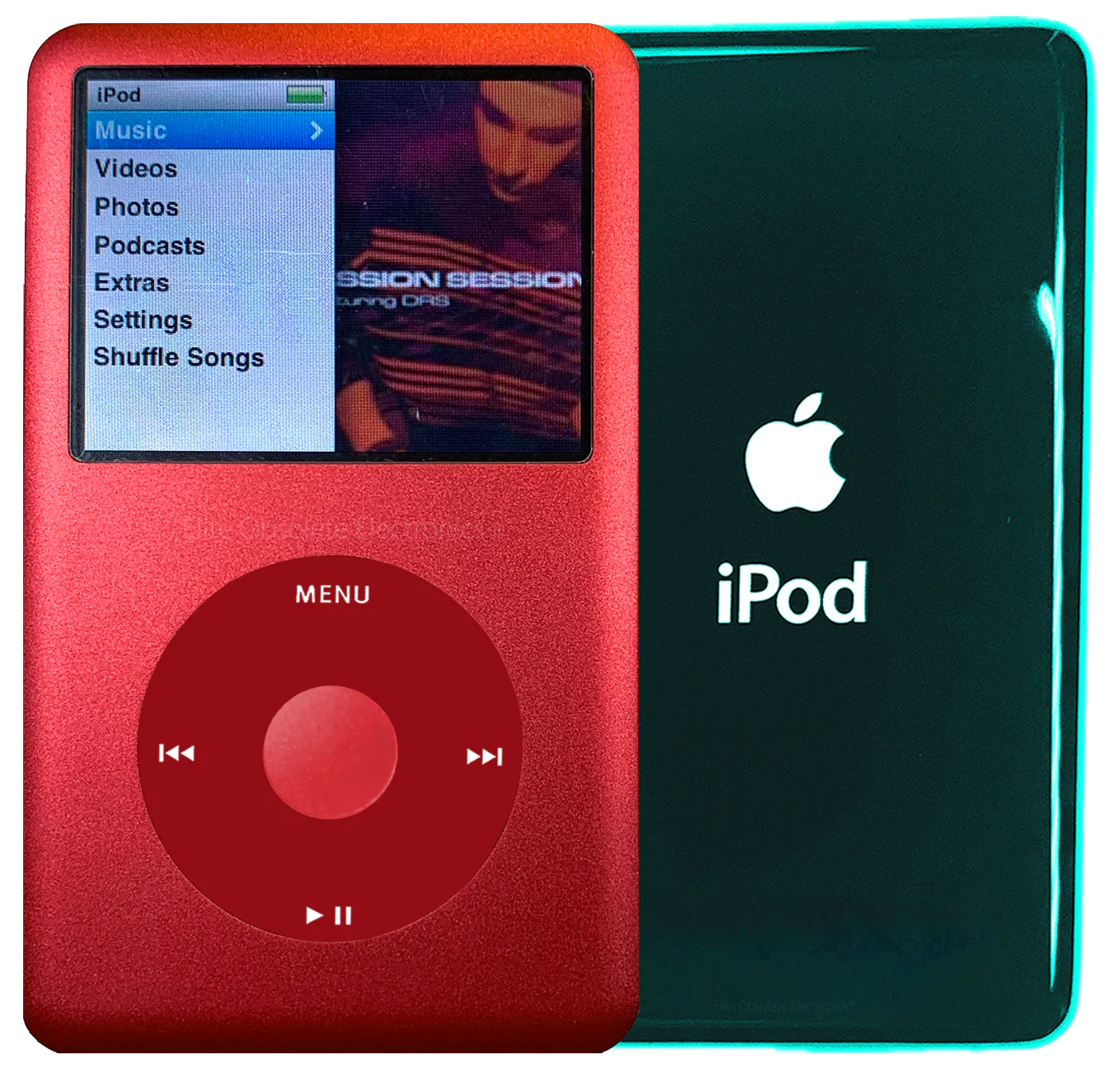 New Apple iPod Classic 6th & 7th Generation Red Metal / Red / Red Metal (Pine Green)