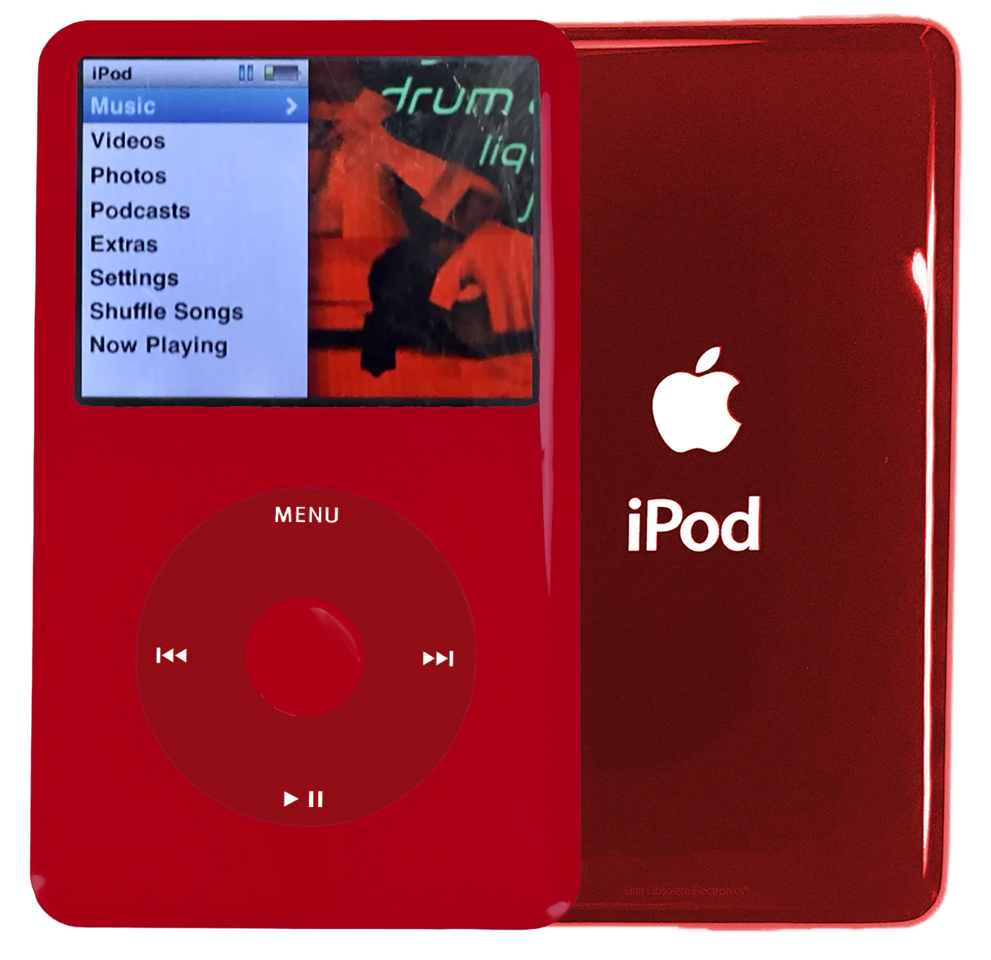 New Apple iPod Classic 6th & 7th Generation Red Plastic / Red / Red Plastic (Sangria Red)