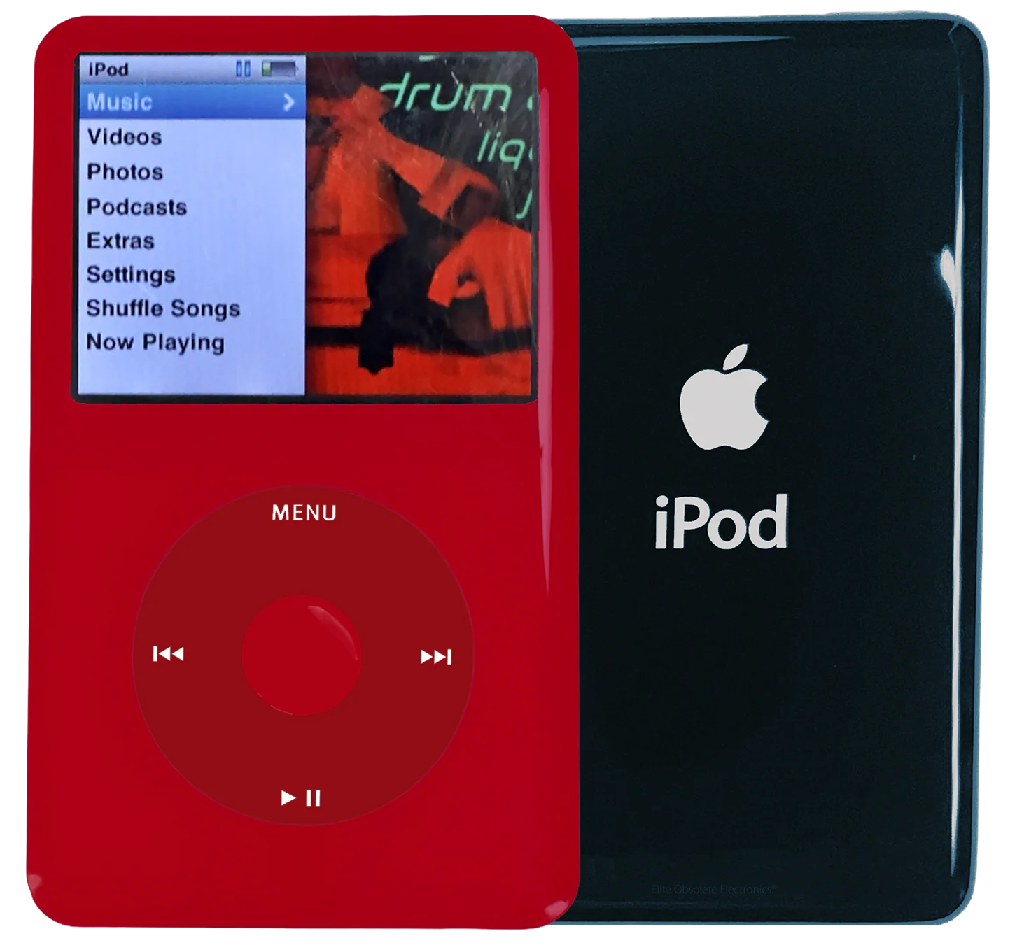 New Apple iPod Classic 6th & 7th Generation Red Plastic / Red / Red Plastic (Storm Cloud)