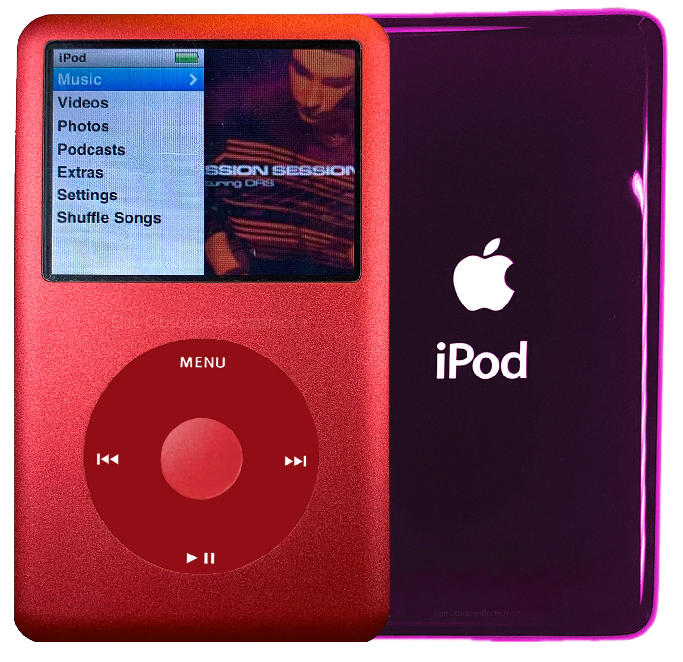 New Apple iPod Classic 6th & 7th Generation Red Metal / Red / Red Metal (Wine)