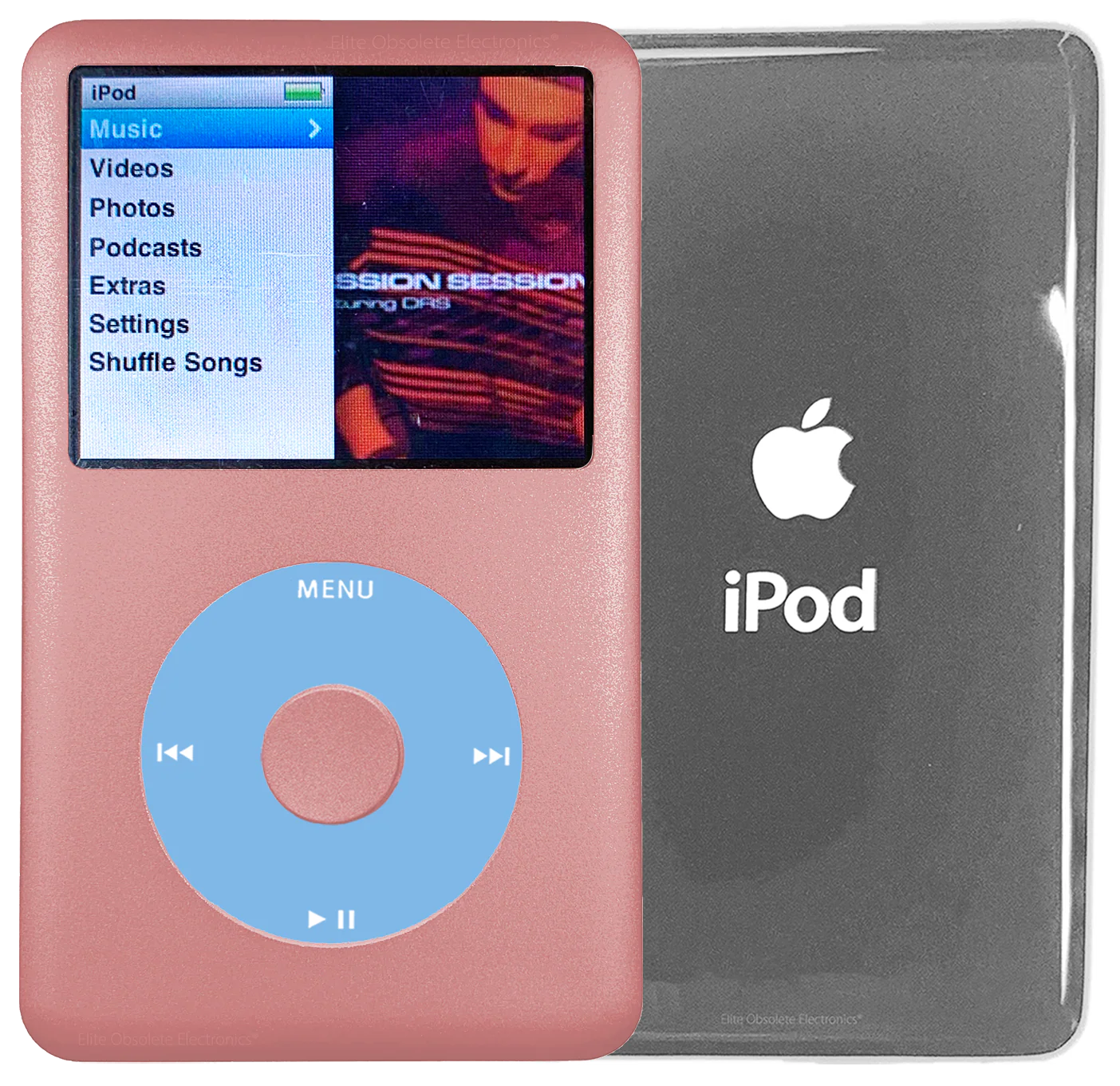 New Apple iPod Classic 6th & 7th Generation Rose Gold Metal / Light Blue / Rose Gold Metal (Silver)