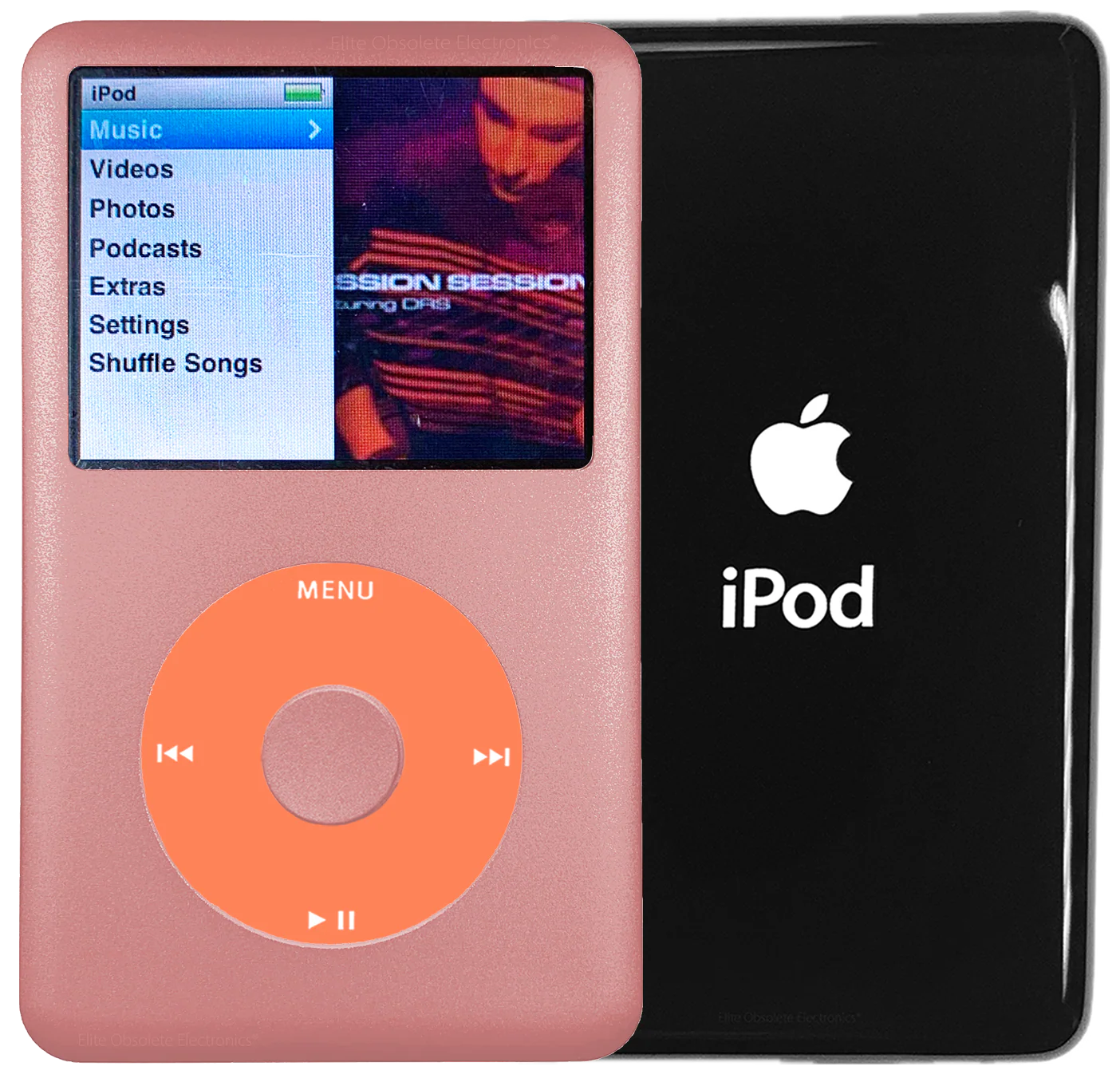 New Apple iPod Classic 6th & 7th Generation Rose Gold Metal / Orange / Rose Gold Metal (Black)