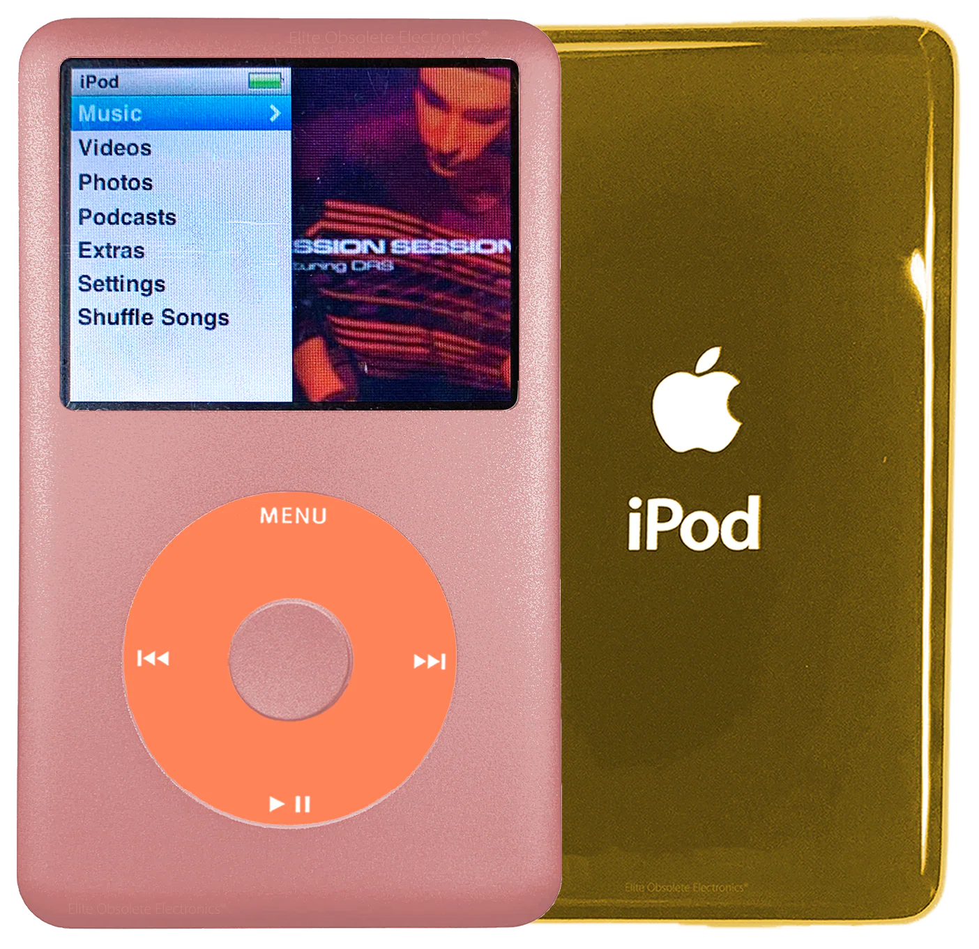 New Apple iPod Classic 6th & 7th Generation Rose Gold Metal / Orange / Rose Gold Metal (Gold)
