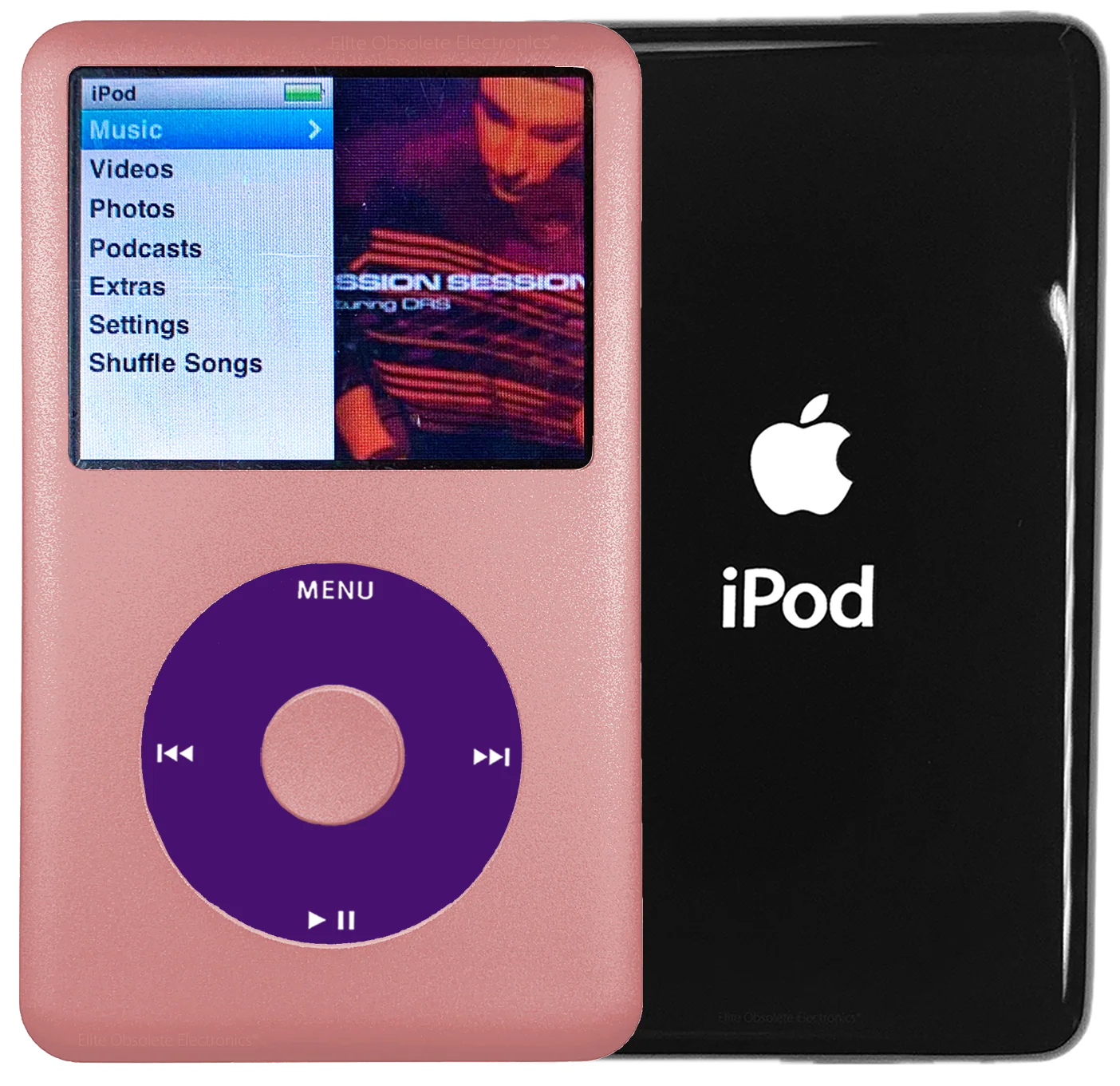 New Apple iPod Classic 6th & 7th Generation Rose Gold Metal / Purple / Rose Gold Metal (Black)