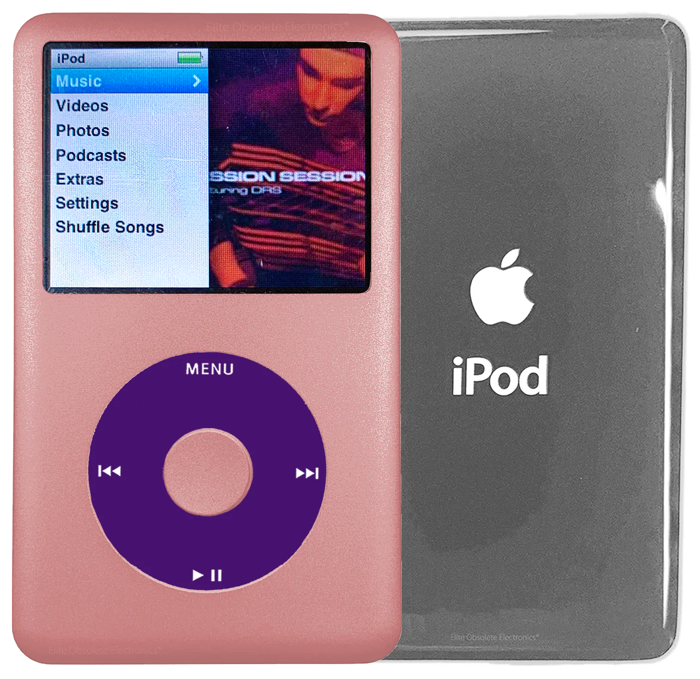 New Apple iPod Classic 6th & 7th Generation Rose Gold Metal / Purple / Rose Gold Metal (Silver)