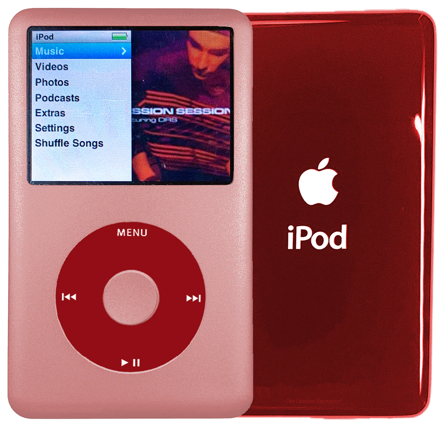 New Apple iPod Classic 6th & 7th Generation Rose Gold Metal / Red / Rose Gold Metal (Sangria Red)