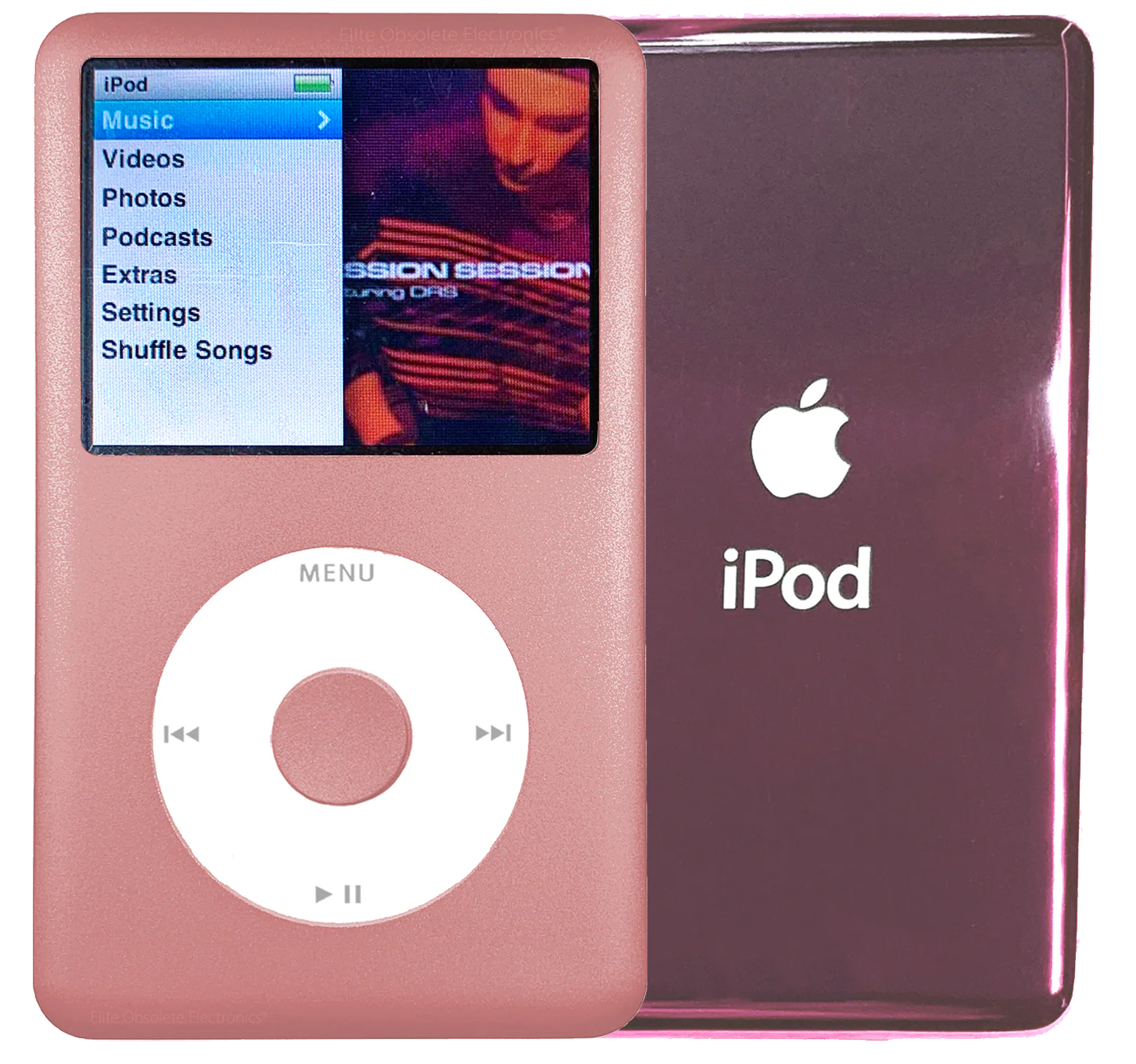 New Apple iPod Classic 6th & 7th Generation Rose Gold Metal / White / Rose Gold Metal (Blush Pink)