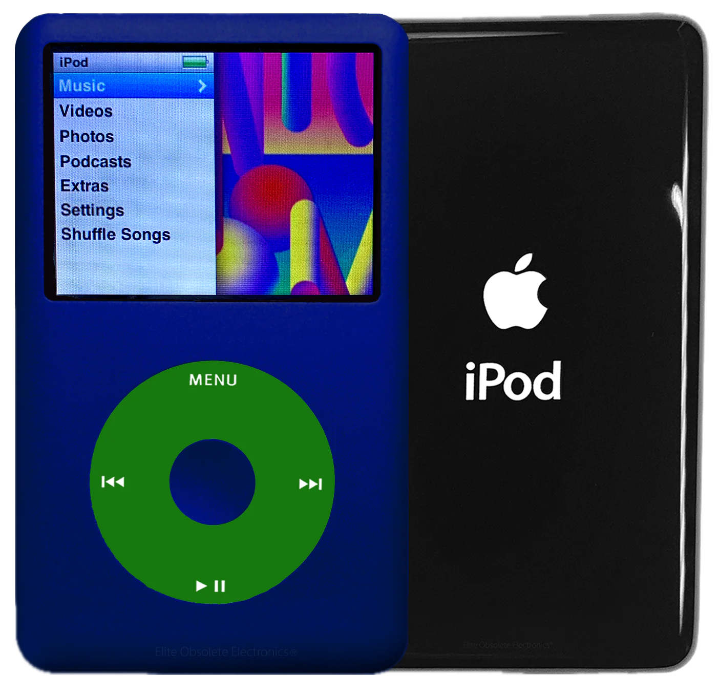 New Apple iPod Classic 6th & 7th Generation Sapphire Blue / Green / Sapphire Blue (Black)