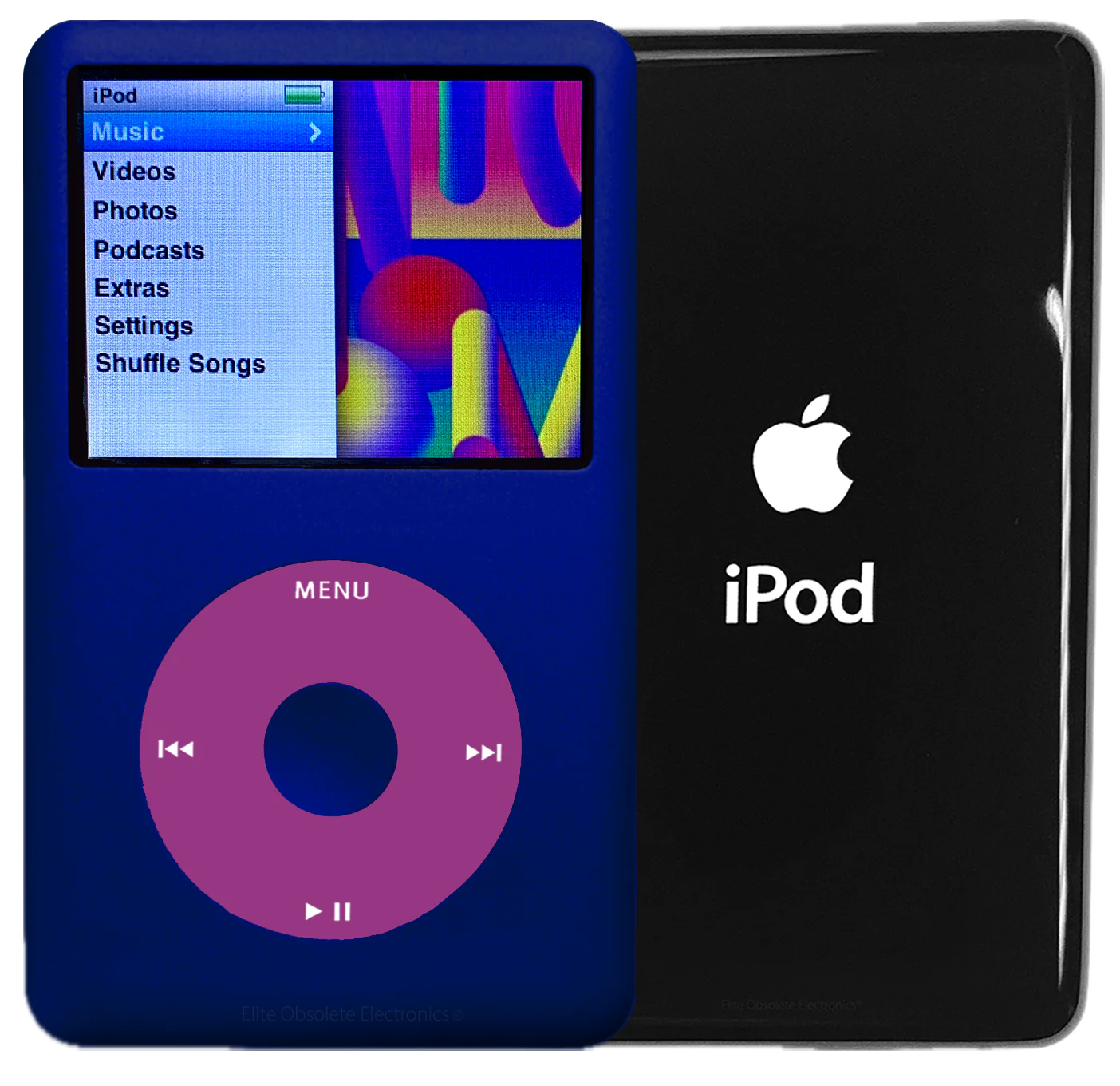 New Apple iPod Classic 6th & 7th Generation Sapphire Blue / Pink / Sapphire Blue (Black)