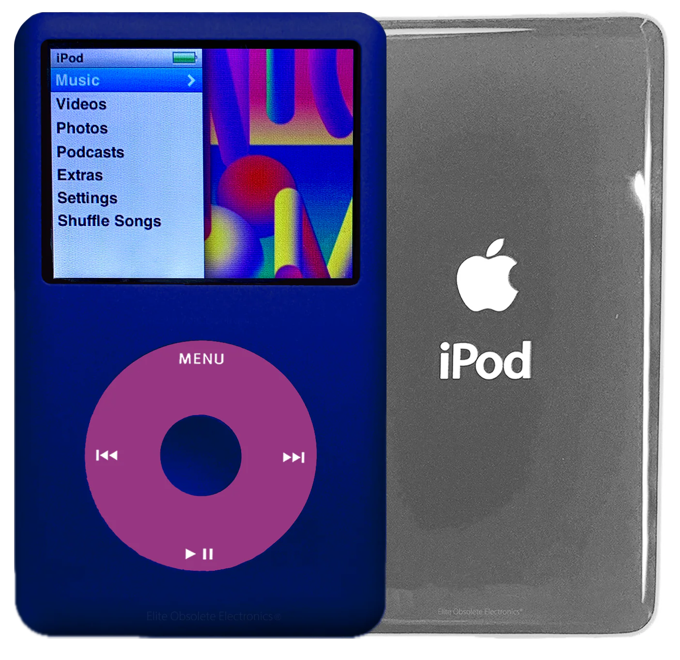 New Apple iPod Classic 6th & 7th Generation Sapphire Blue / Pink / Sapphire Blue (Silver)