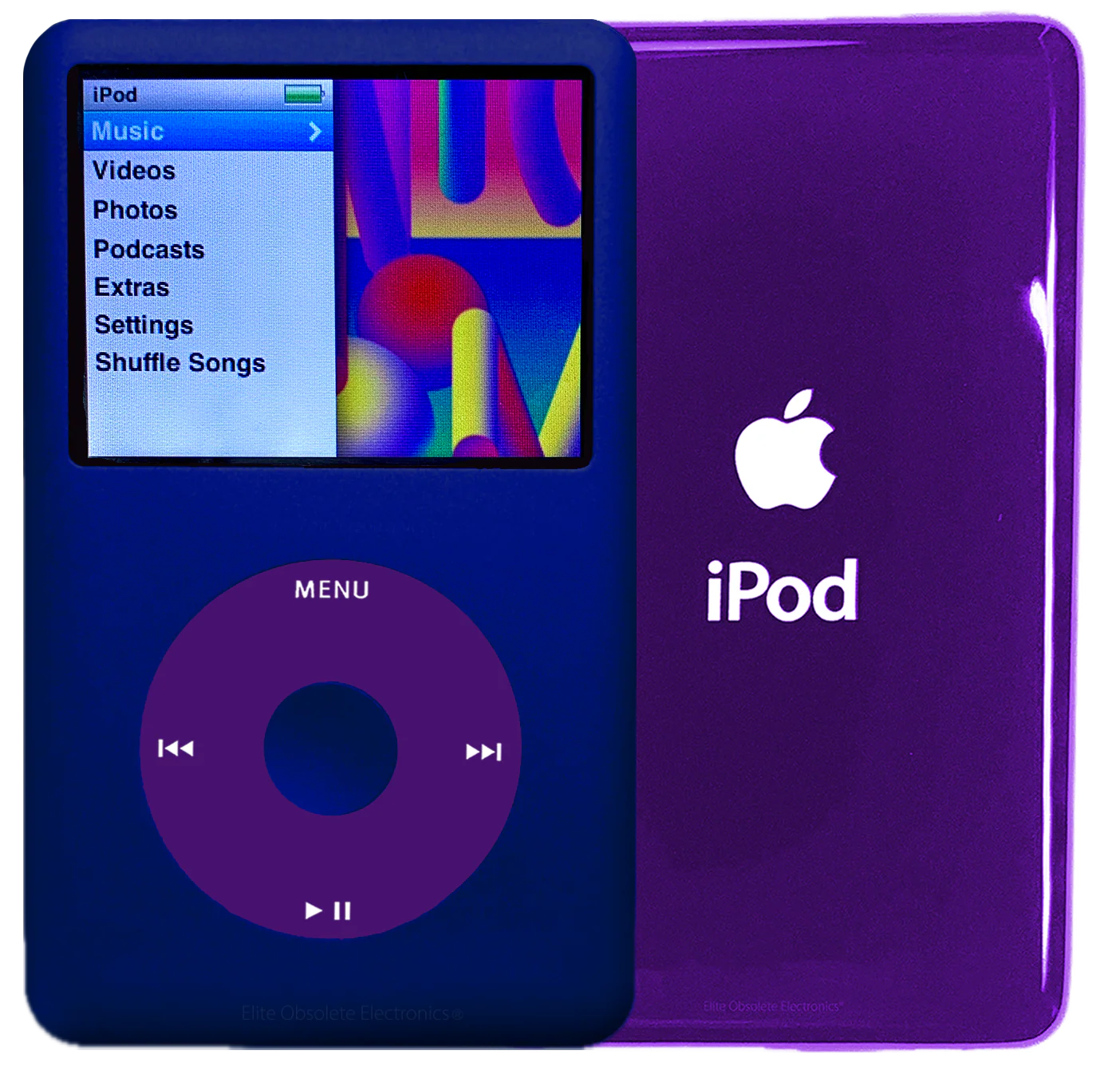 New Apple iPod Classic 6th & 7th Generation Sapphire Blue Metal / Purple / Sapphire Blue Metal (Midnight Purple)