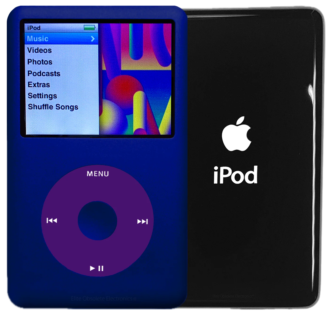New Apple iPod Classic 6th & 7th Generation Sapphire Blue / Purple / Sapphire Blue (Black)