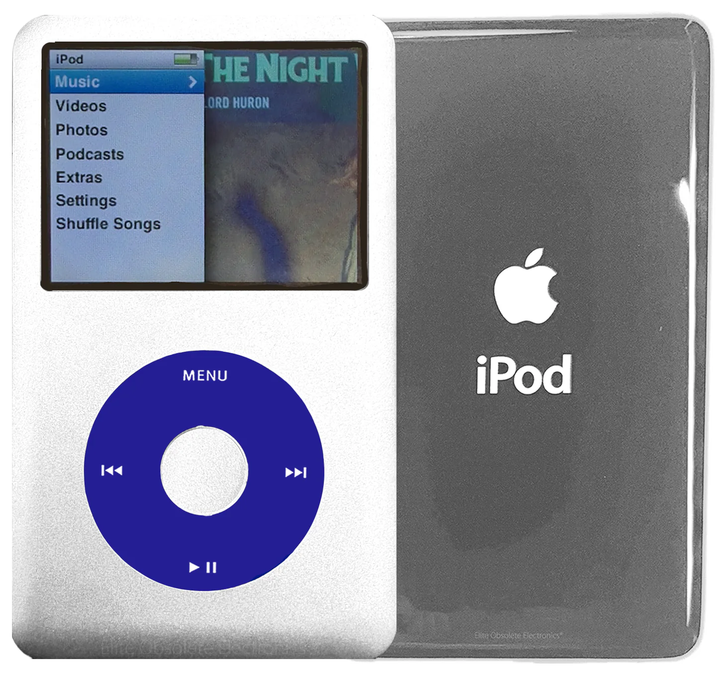 New Apple iPod Classic 6th & 7th Generation Silver Metal / Blue / Silver Metal (Silver)