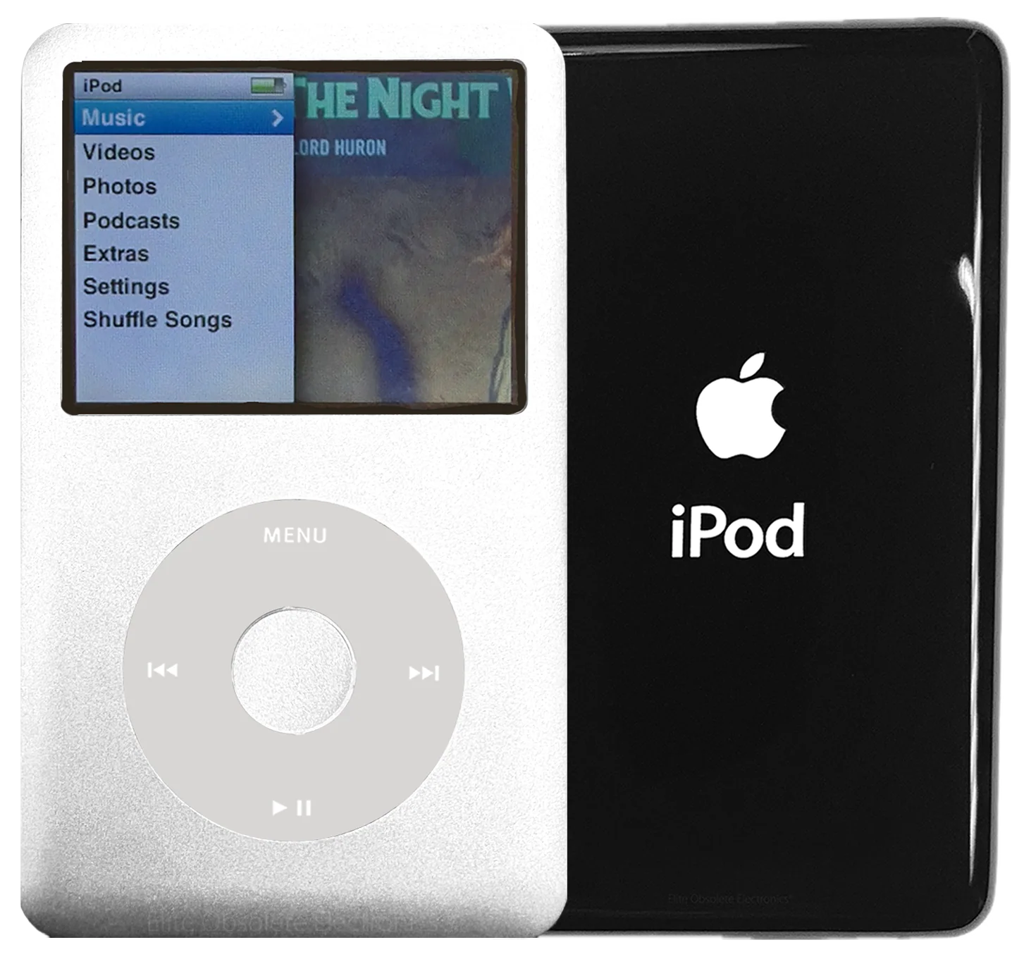 New Apple iPod Classic 6th & 7th Generation Silver Metal / Grey / Silver Metal (Black)