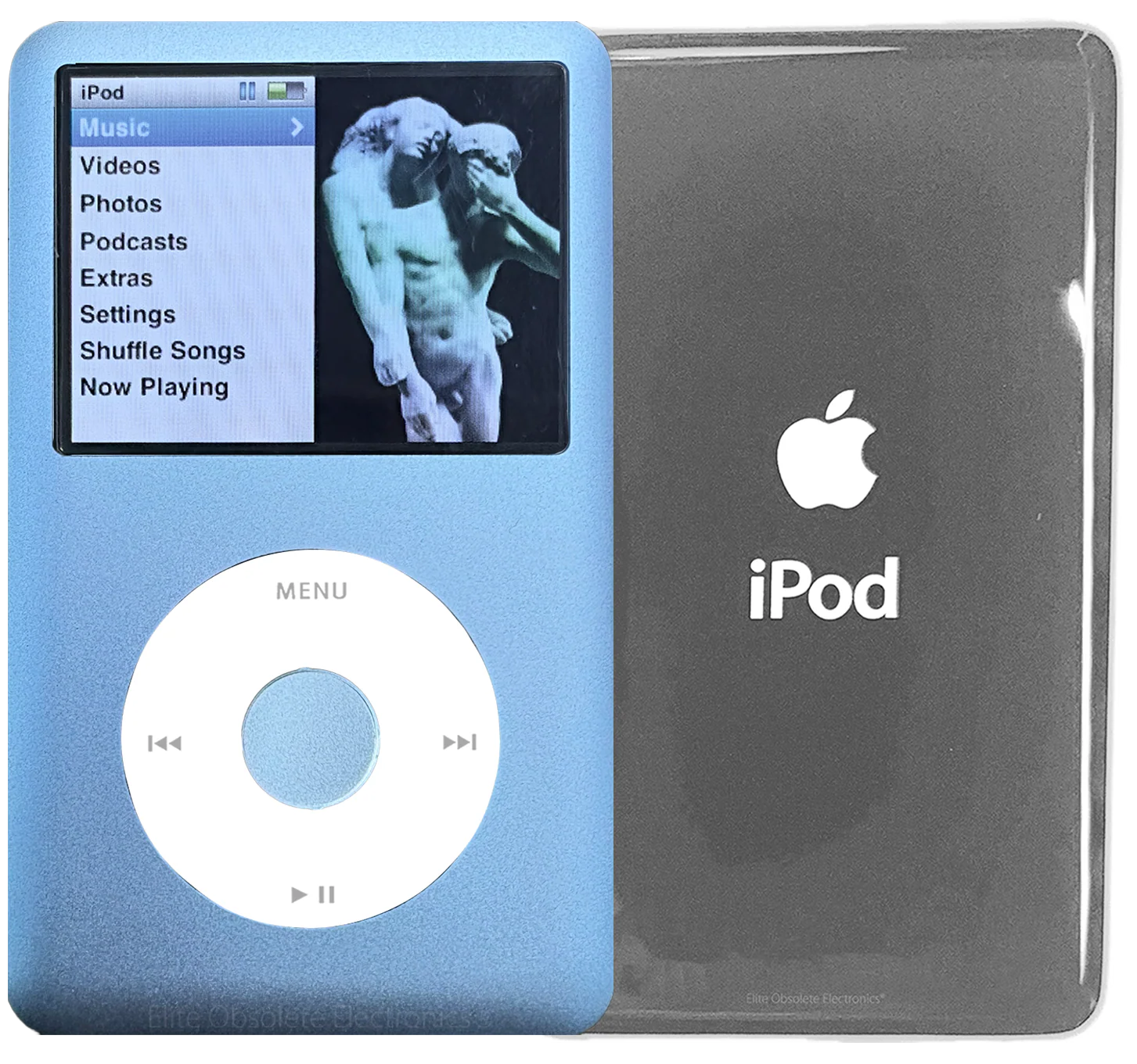 New Apple iPod Classic 6th & 7th Generation Periwinkle Metal / White / Periwinkle Metal (Silver)
