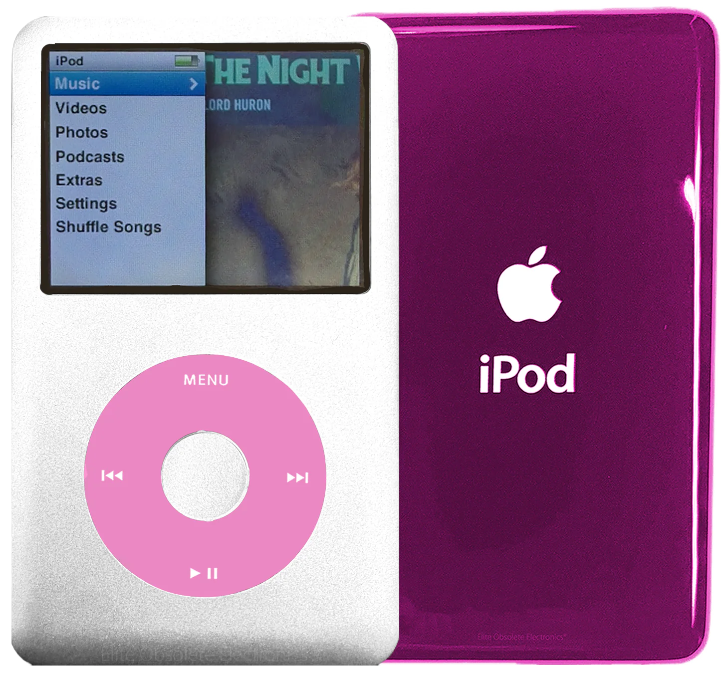 New Apple iPod Classic 6th & 7th Generation Silver Metal / Light Pink / Silver Metal (Hyper Pink)