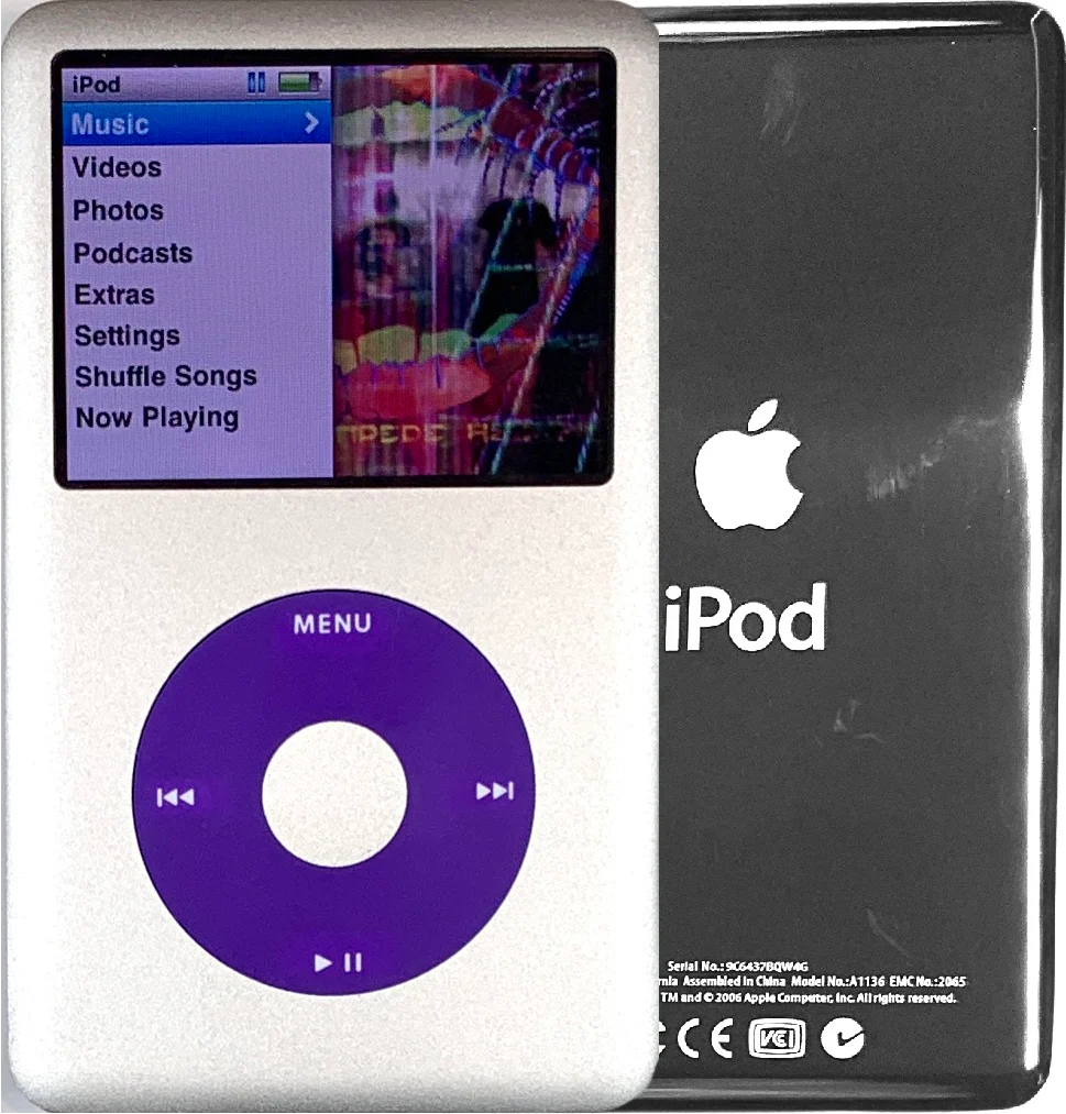New Apple iPod Classic 6th & 7th Generation Silver / Purple / Silver (Silver)
