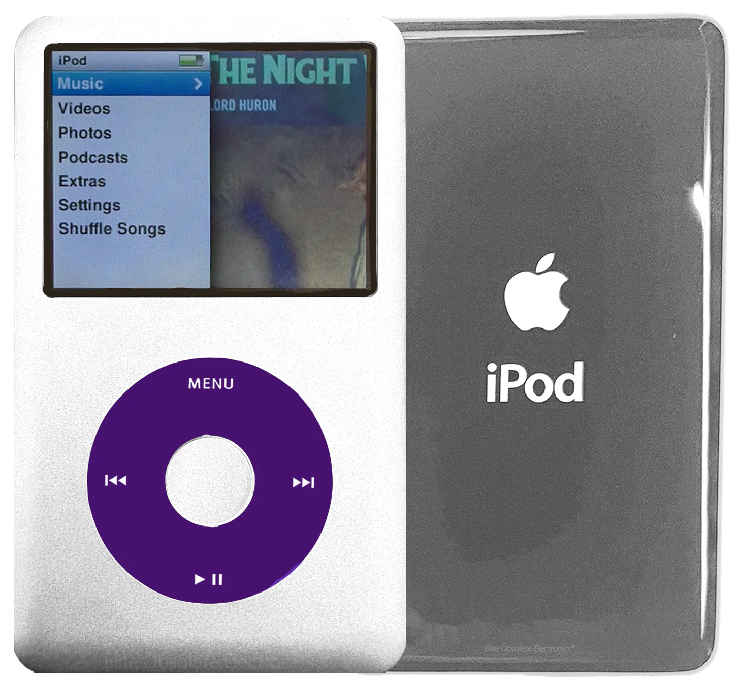 New Apple iPod Classic 6th & 7th Generation Silver Metal / Purple / Silver Metal (Silver)