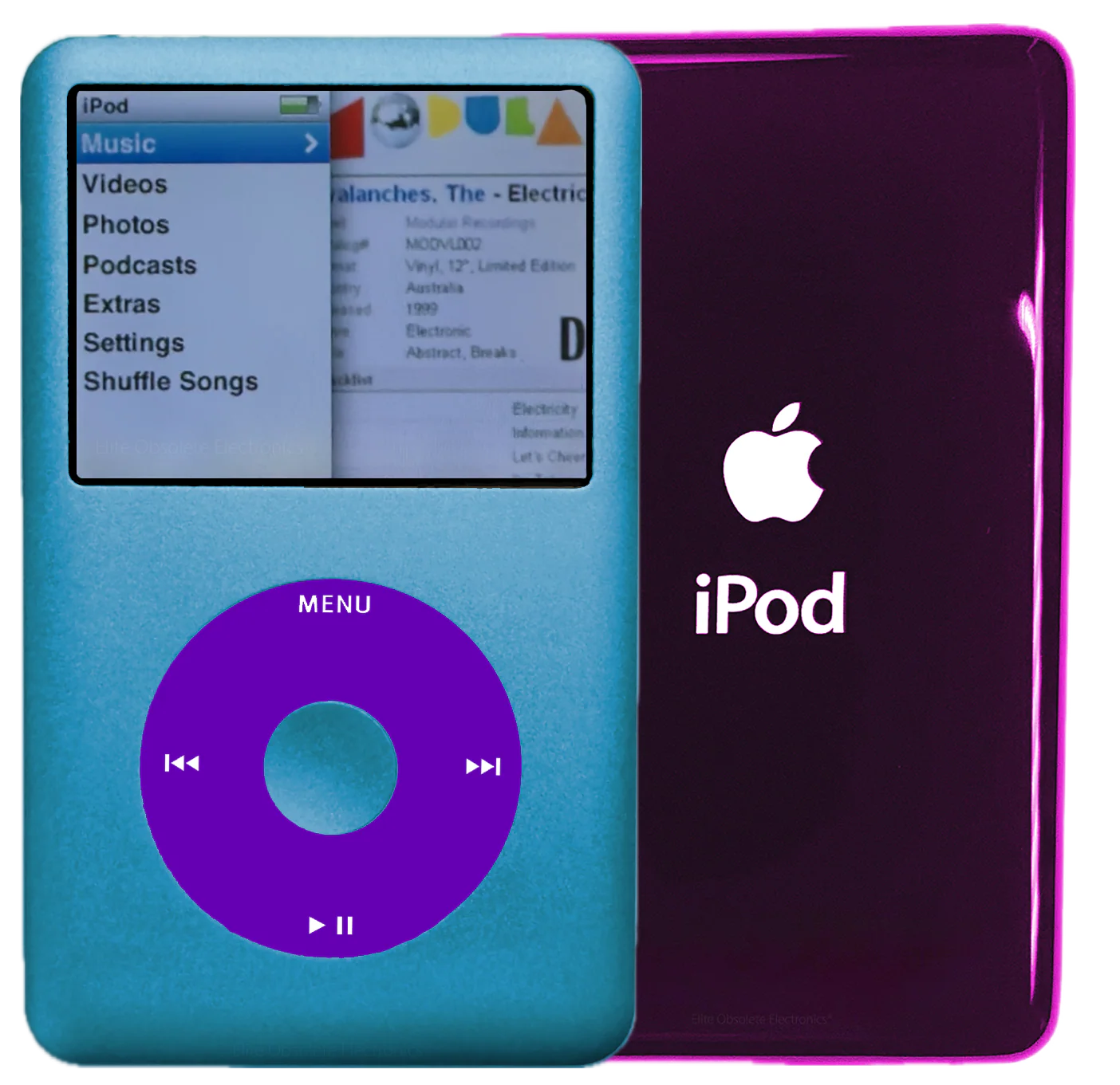 New Apple iPod Classic 6th & 7th Generation Sky Blue / Purple / Sky Blue (Wine)